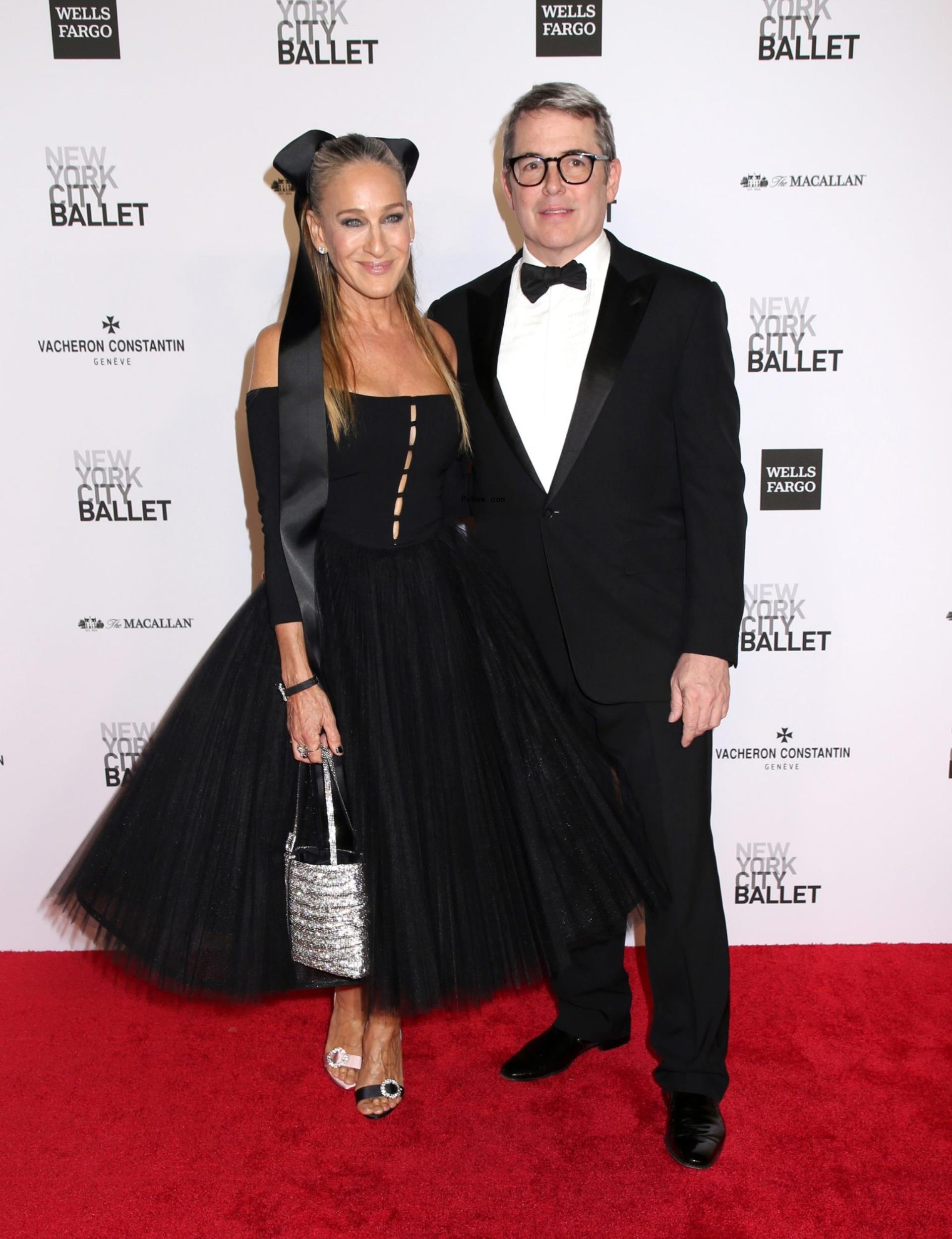 Sarah Jessica Parker and Matthew Broderick attend the New York City Ballet 2023 Fall Fashion Gala at David H. Koch Theater