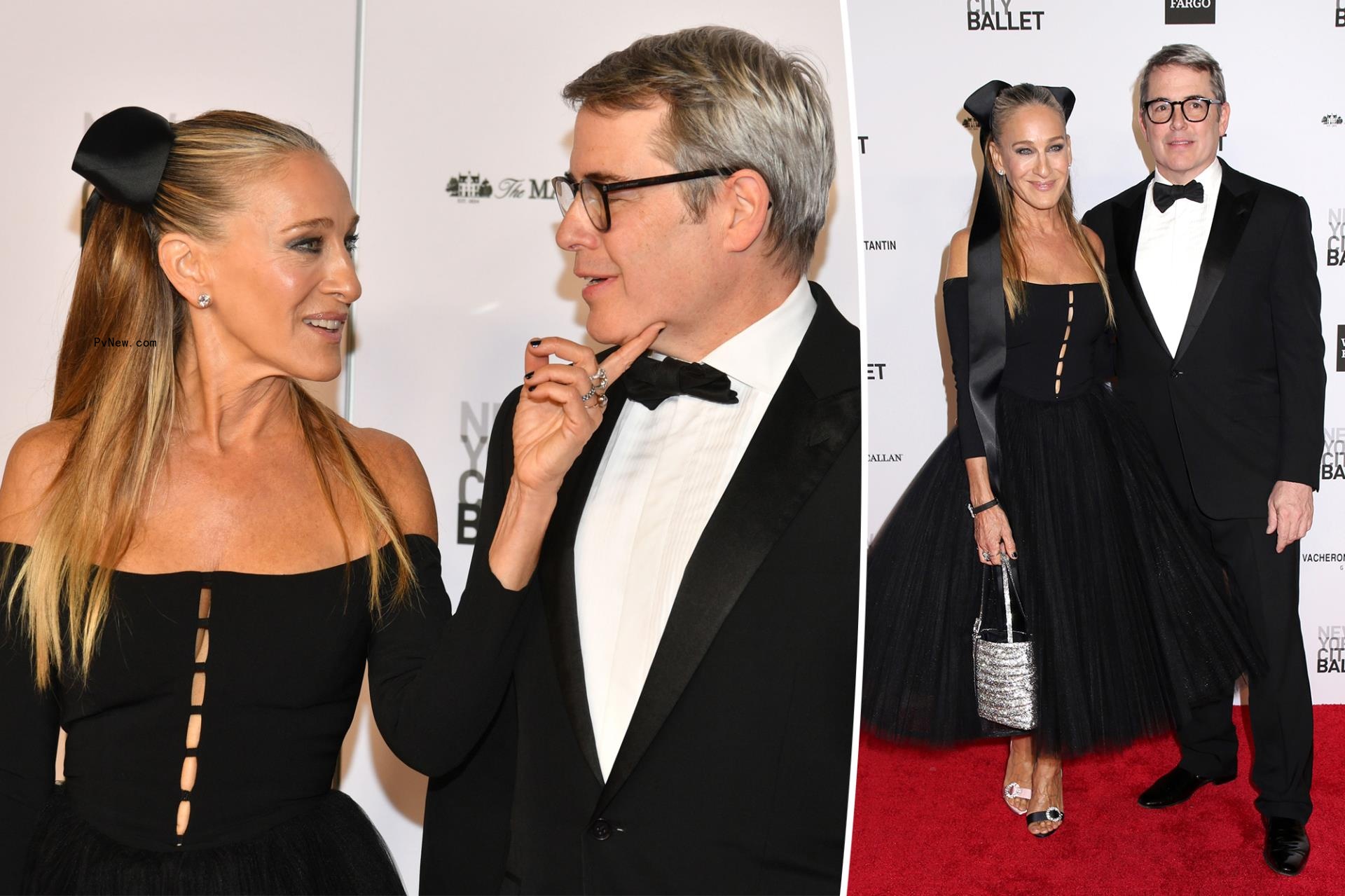 Sarah Jessica Parker hits red carpet with Matthew Broderick at New York City Ballet’s Fall Gala