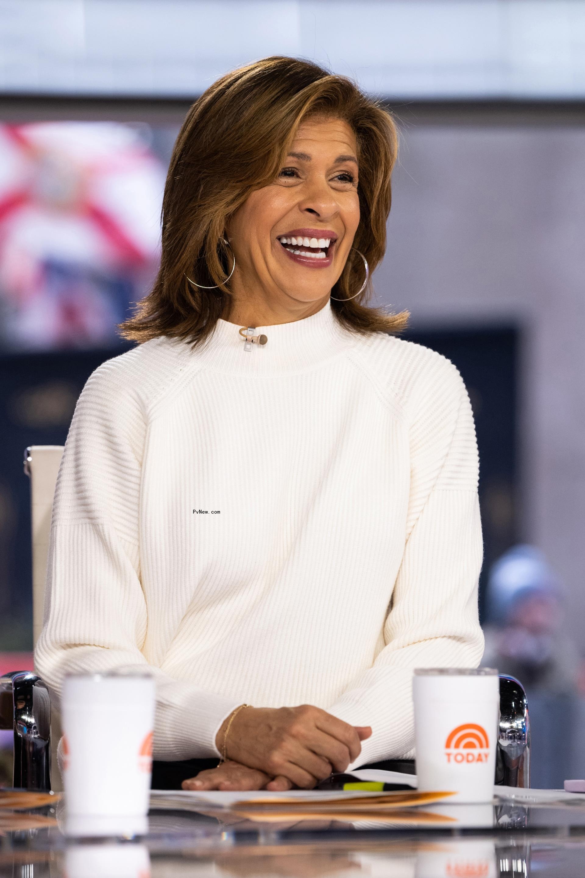 Hoda Kotb in white.