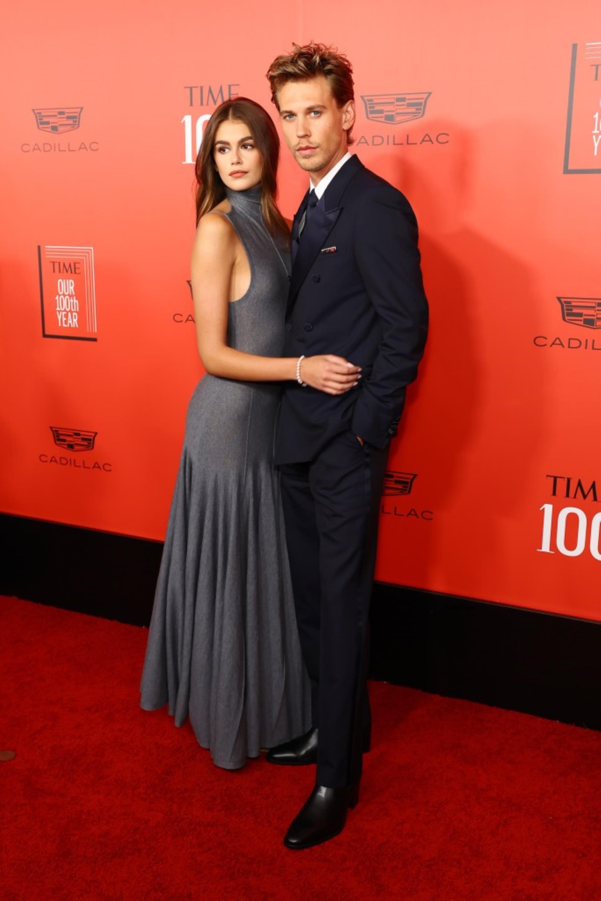 Kaia Gerber and Austin Butler at the 2023 Time100 Summit.