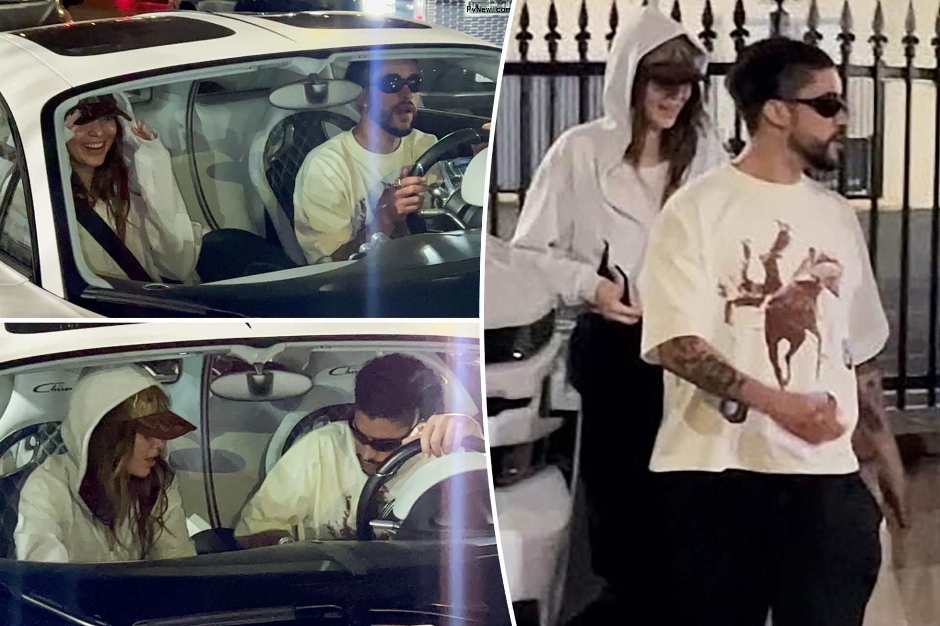 Bad Bunny and Kendall Jenner have date night at Tyler, the Creator concert