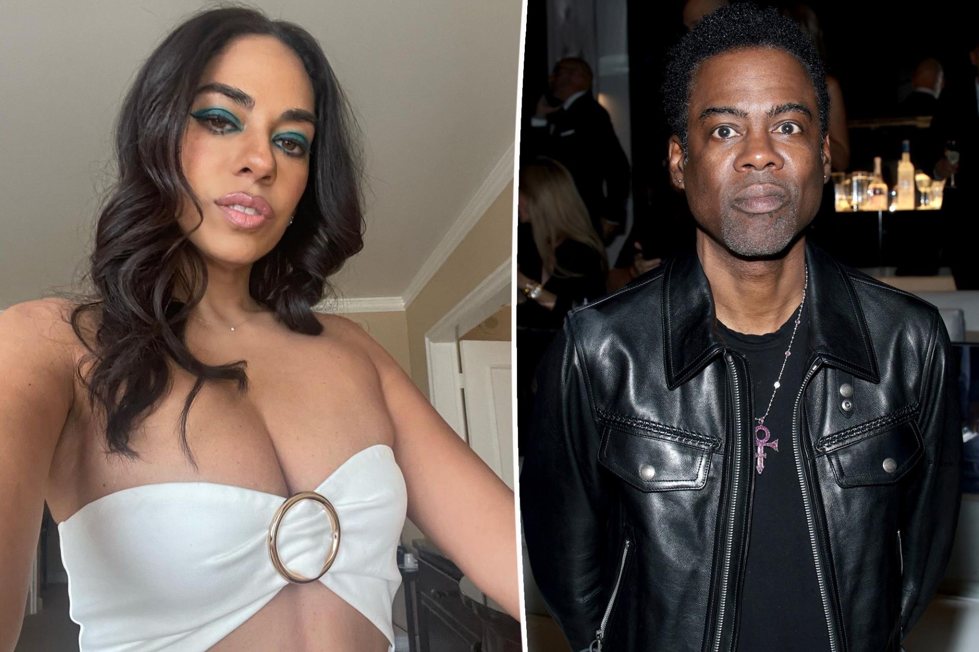 Chris Rock spotted havin<i></i>g drinks with TV host Sharon Carpenter