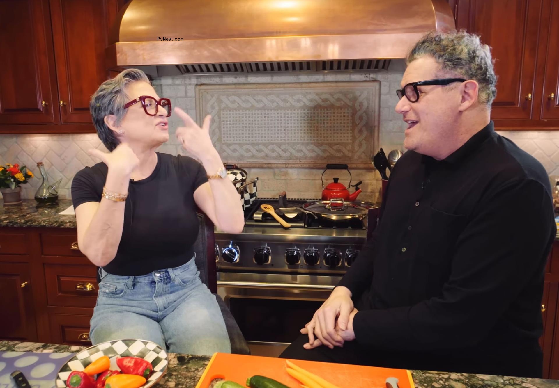 Caroline Manzo talking on YouTube