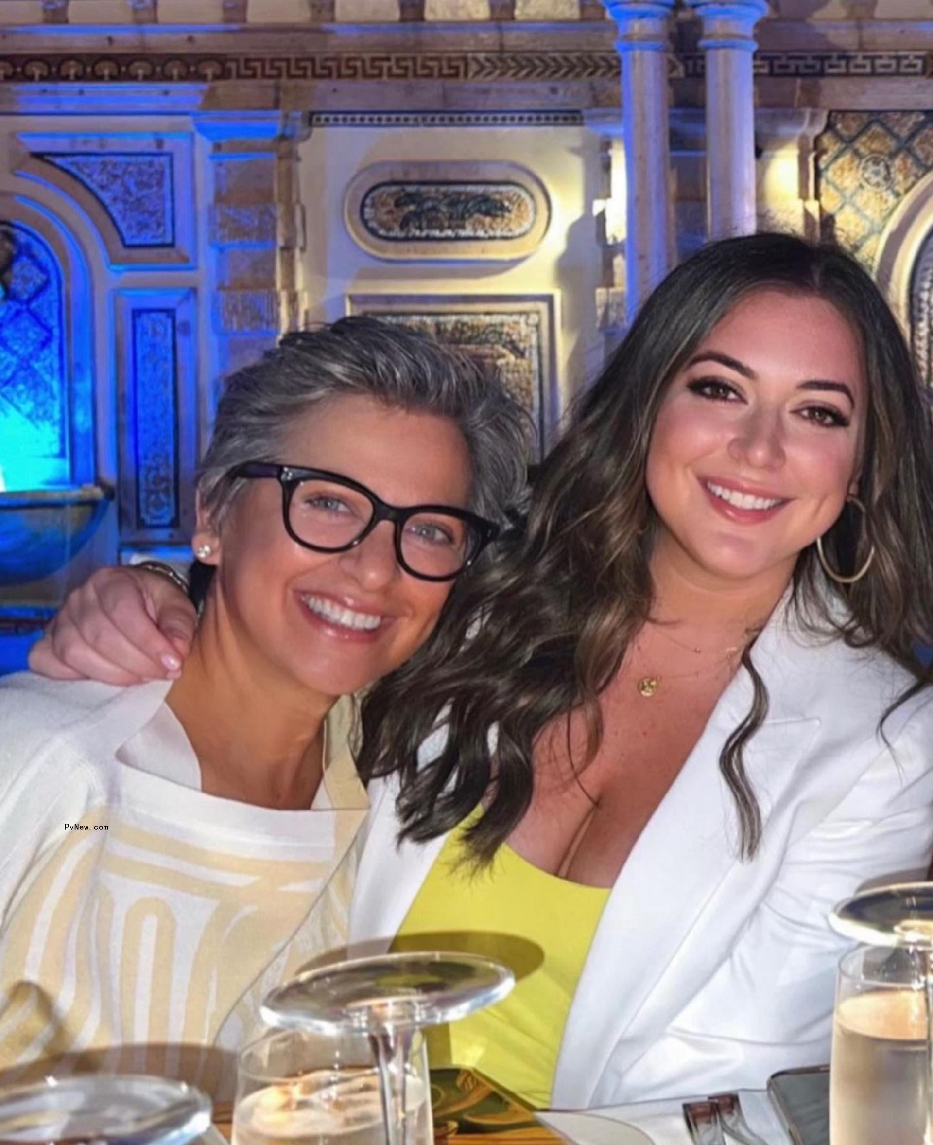 Caroline Manzo and Lauren Manzo posing together 