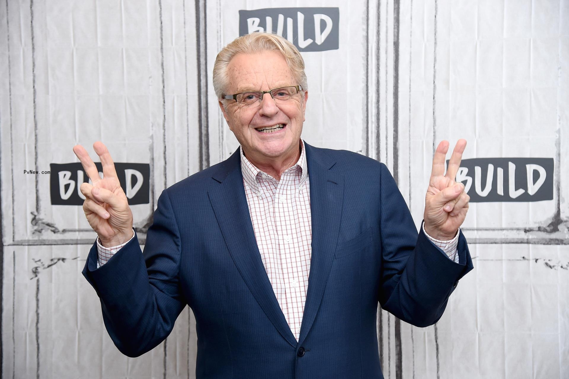 Jerry Springer visits the Build Series