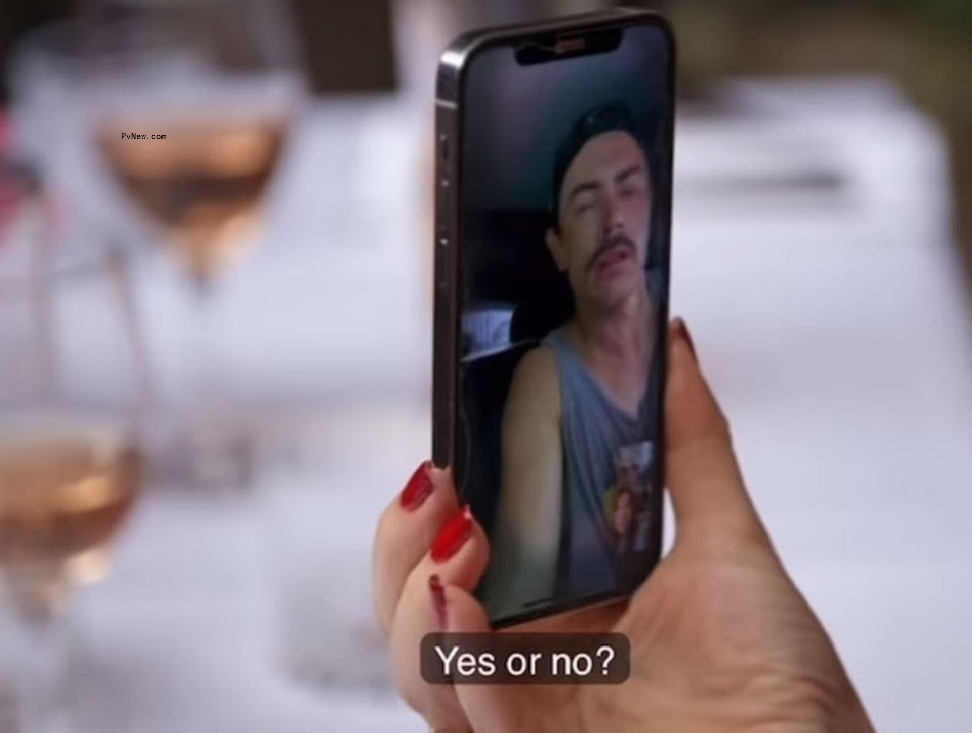 Tom Sandoval talking on FaceTime