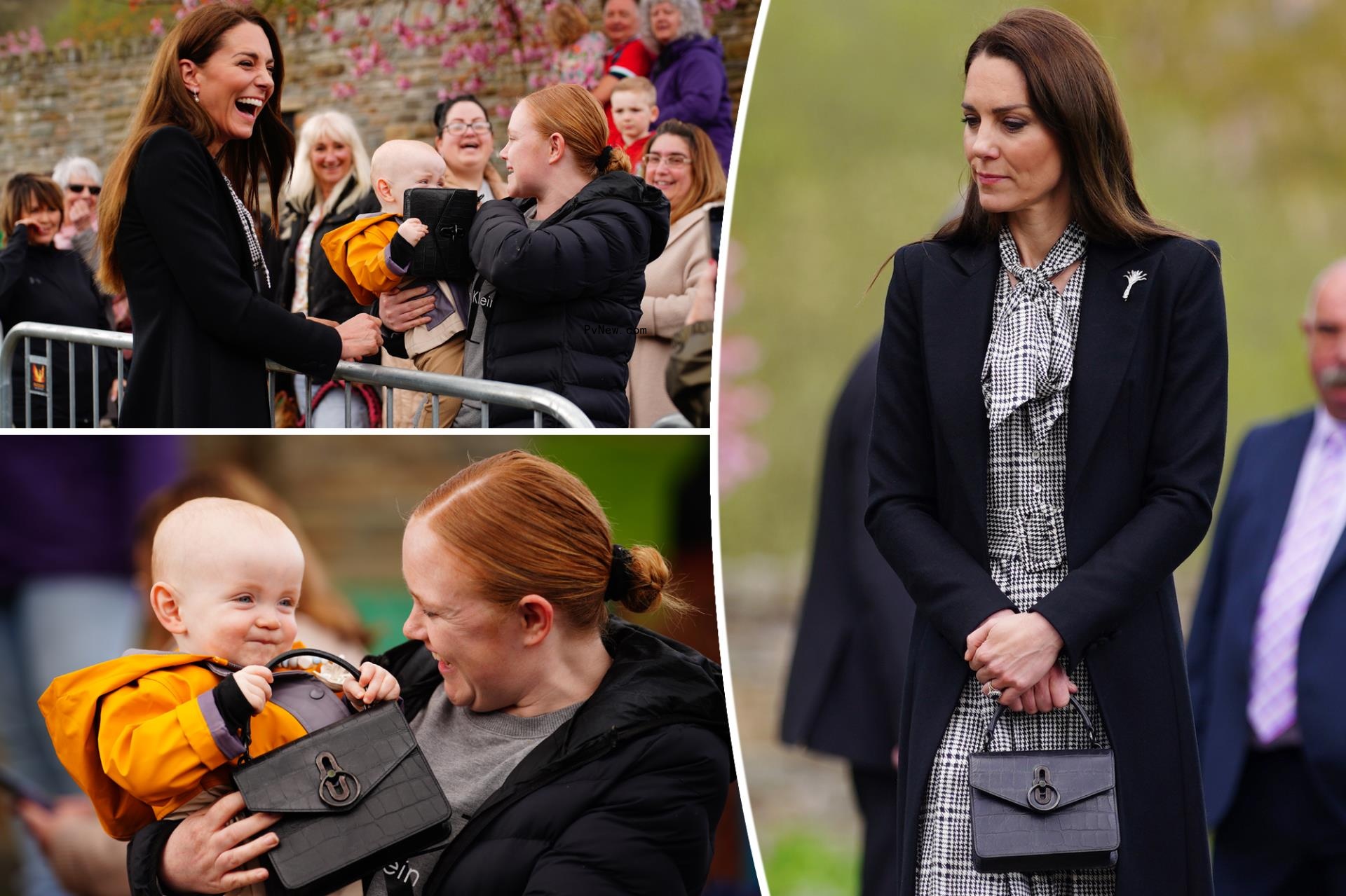 Kate Middleton lets baby play with her $845 designer bag: ‘I’ll come back for it’
