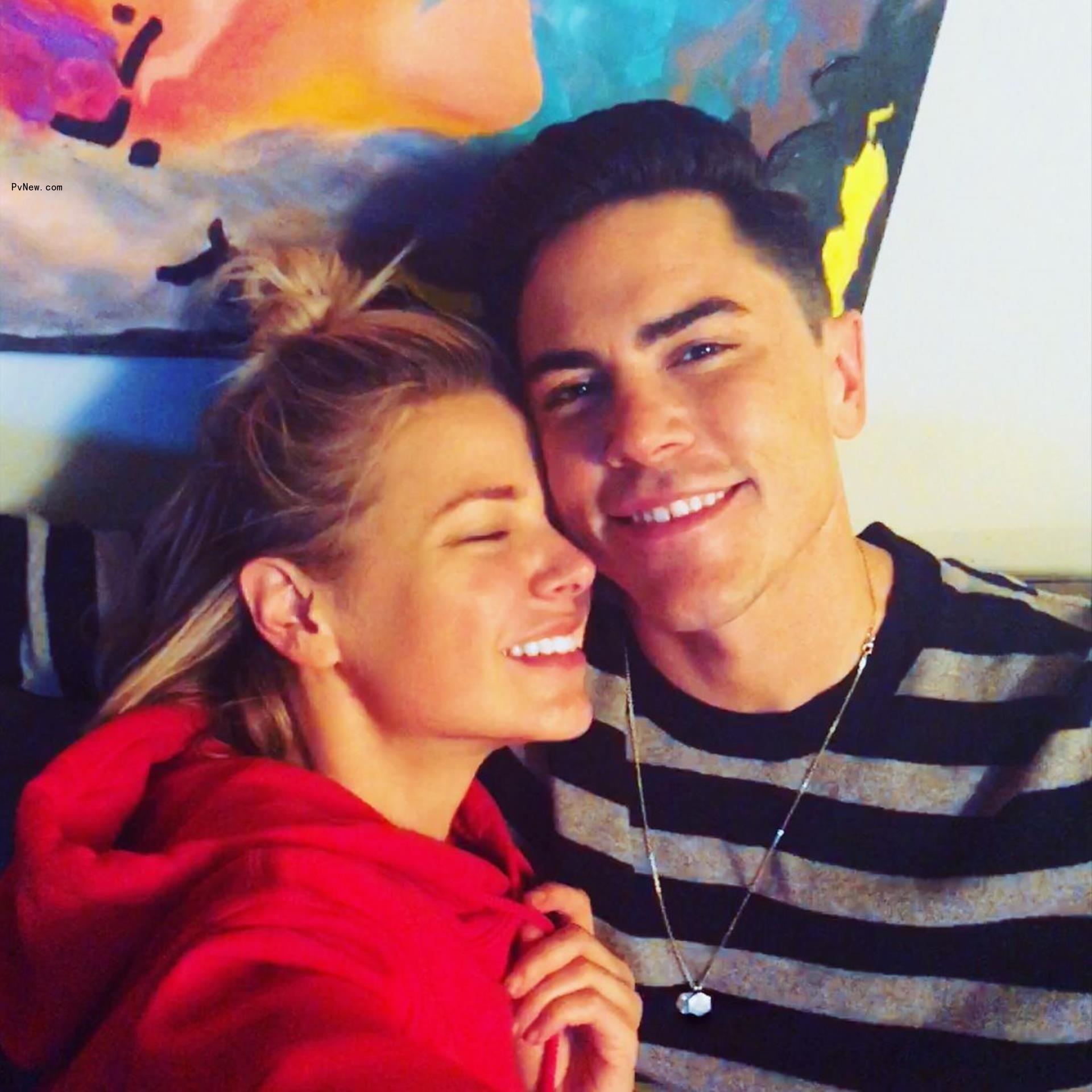 Ariana Madix cuddles up to Tom Sandoval for selfie