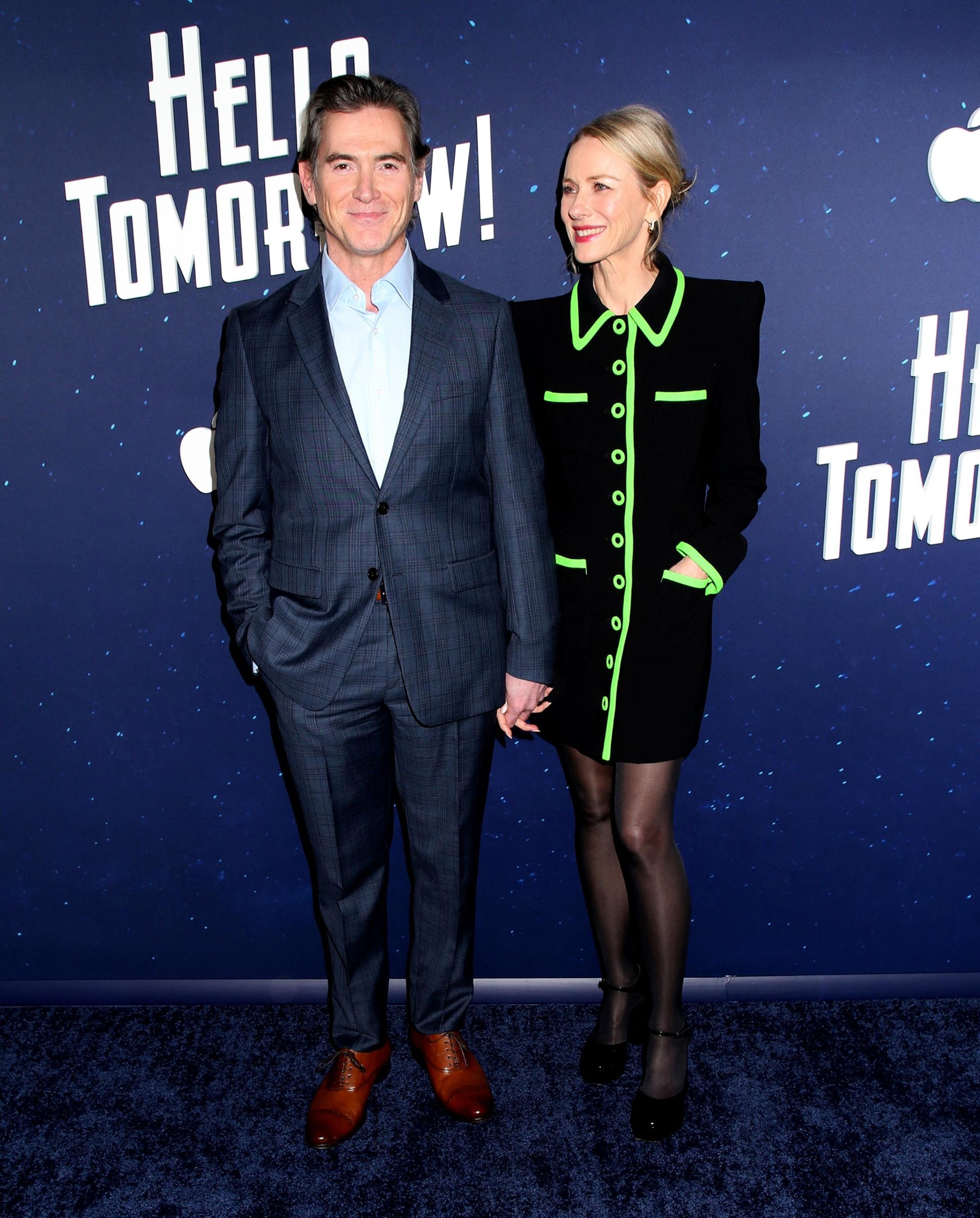 Billy Crudup and Naomi Watts hold hands on red carpet