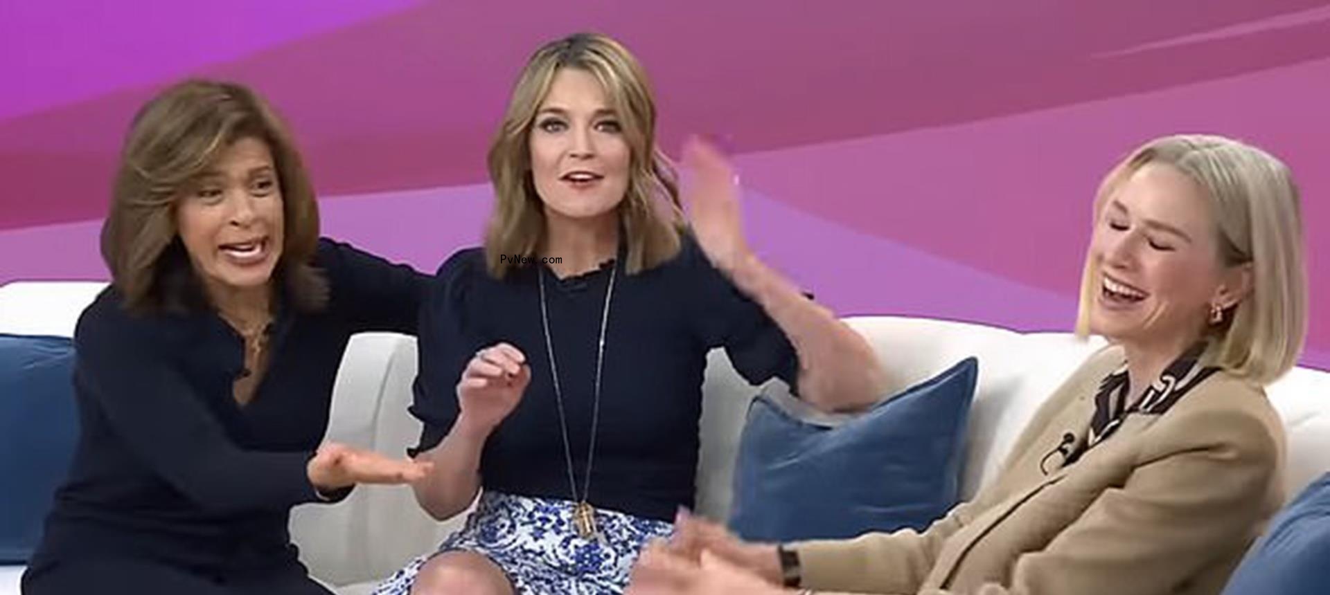 Hoda Kotb and Savannah Guthrie with Naomi Watts on