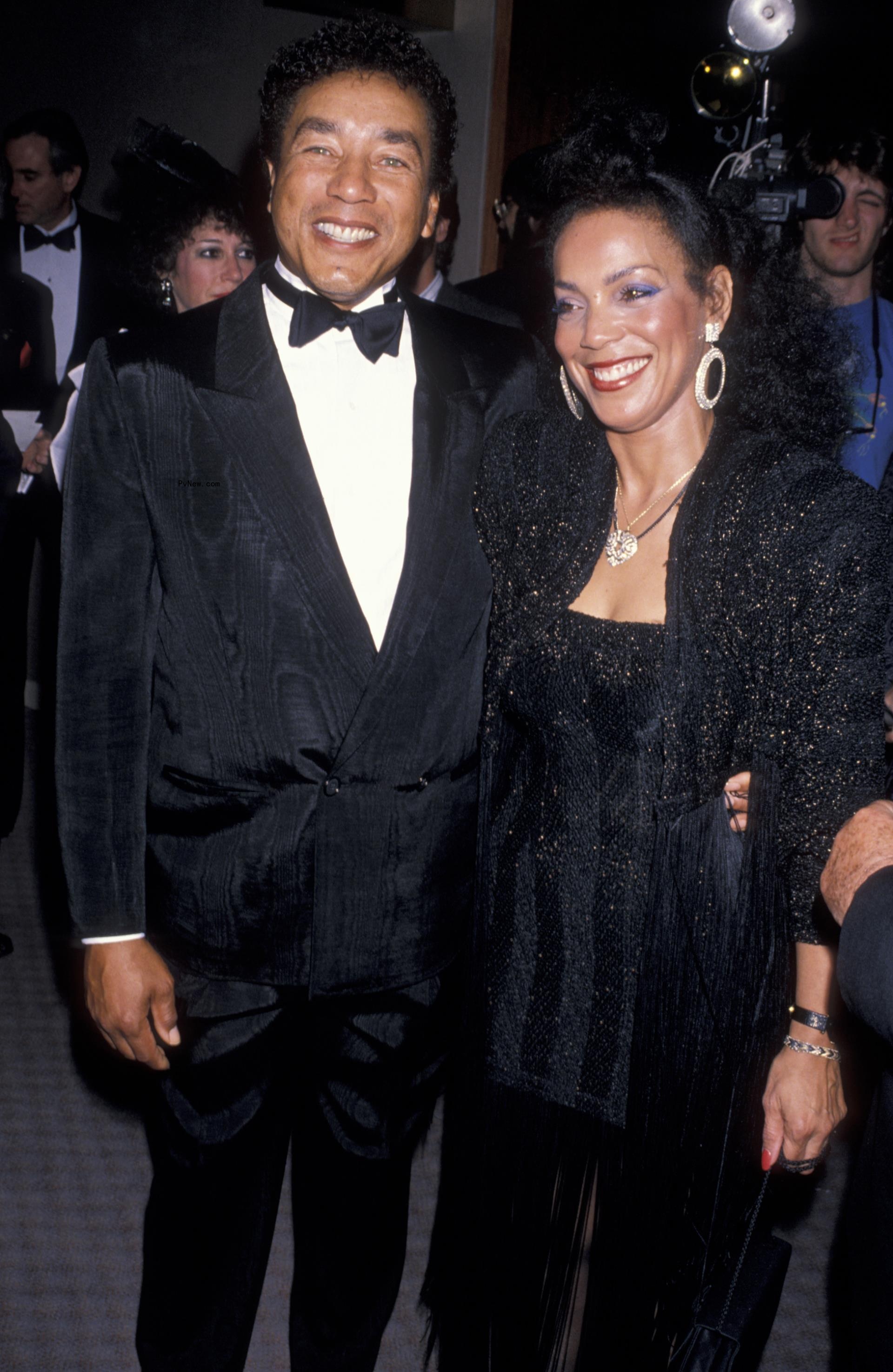 Smokey Robinson and ex-wife Claudette