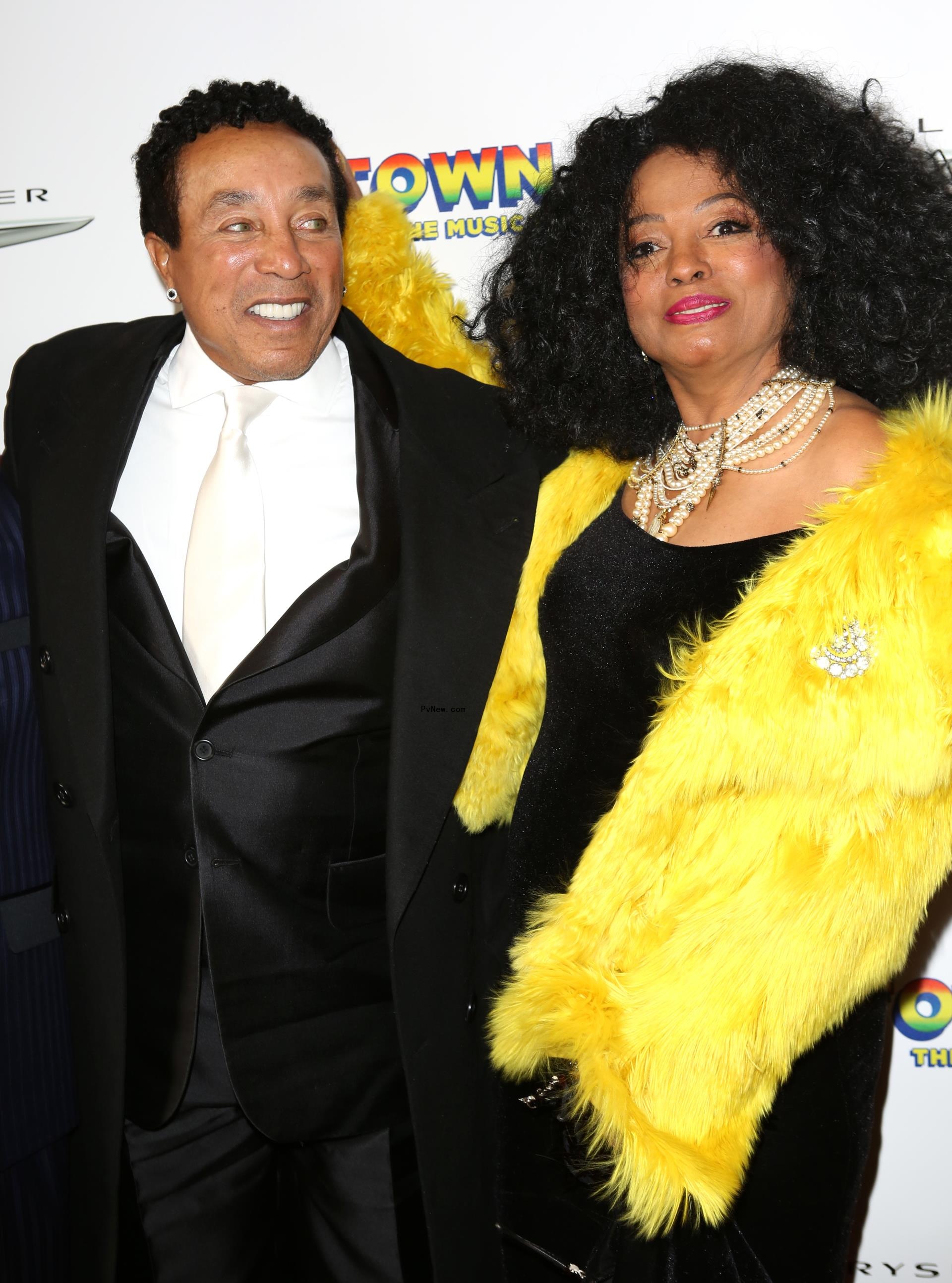 Smokey Robinson and Diana Ross.