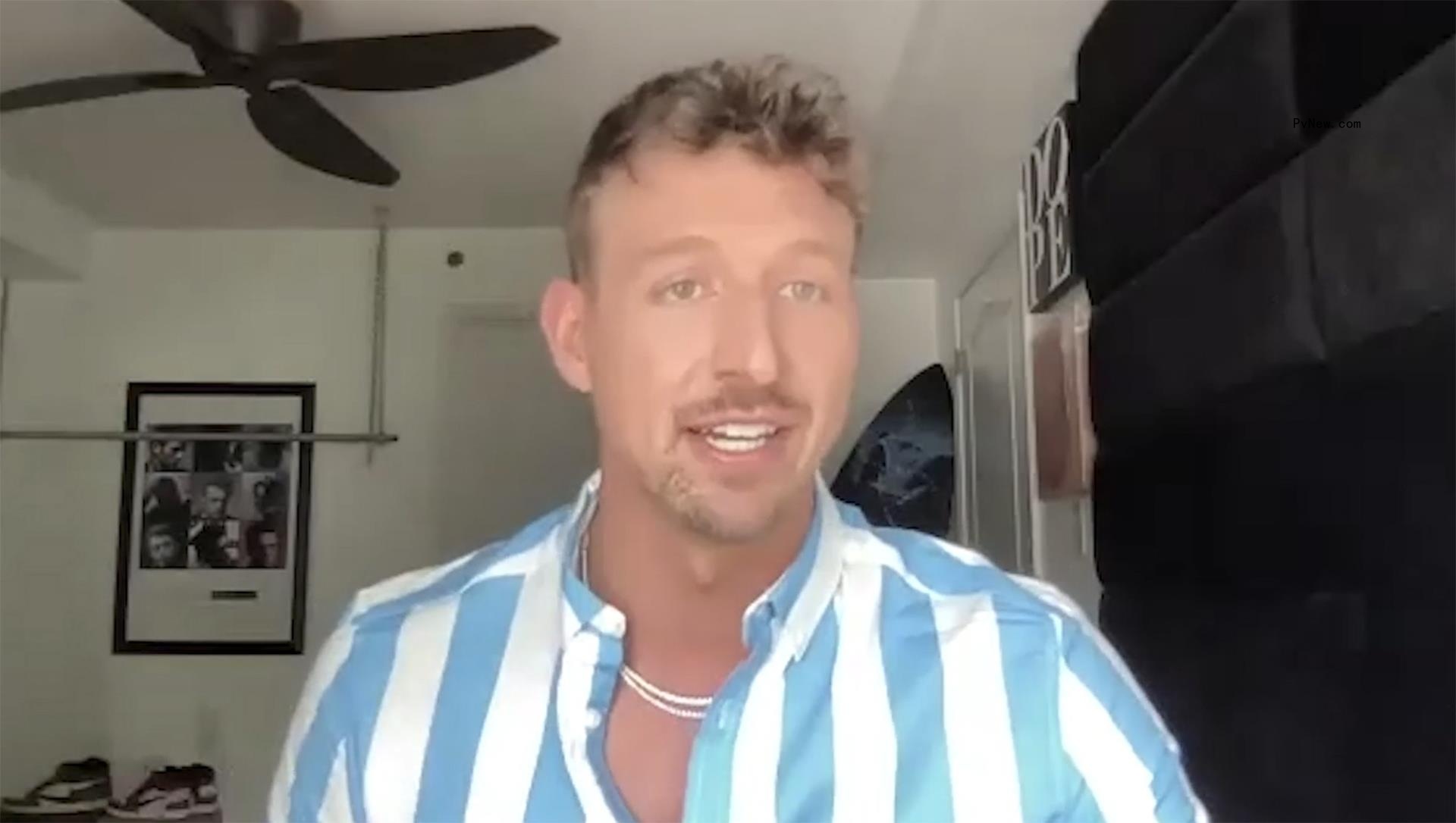 Kory Keefer talking on a video