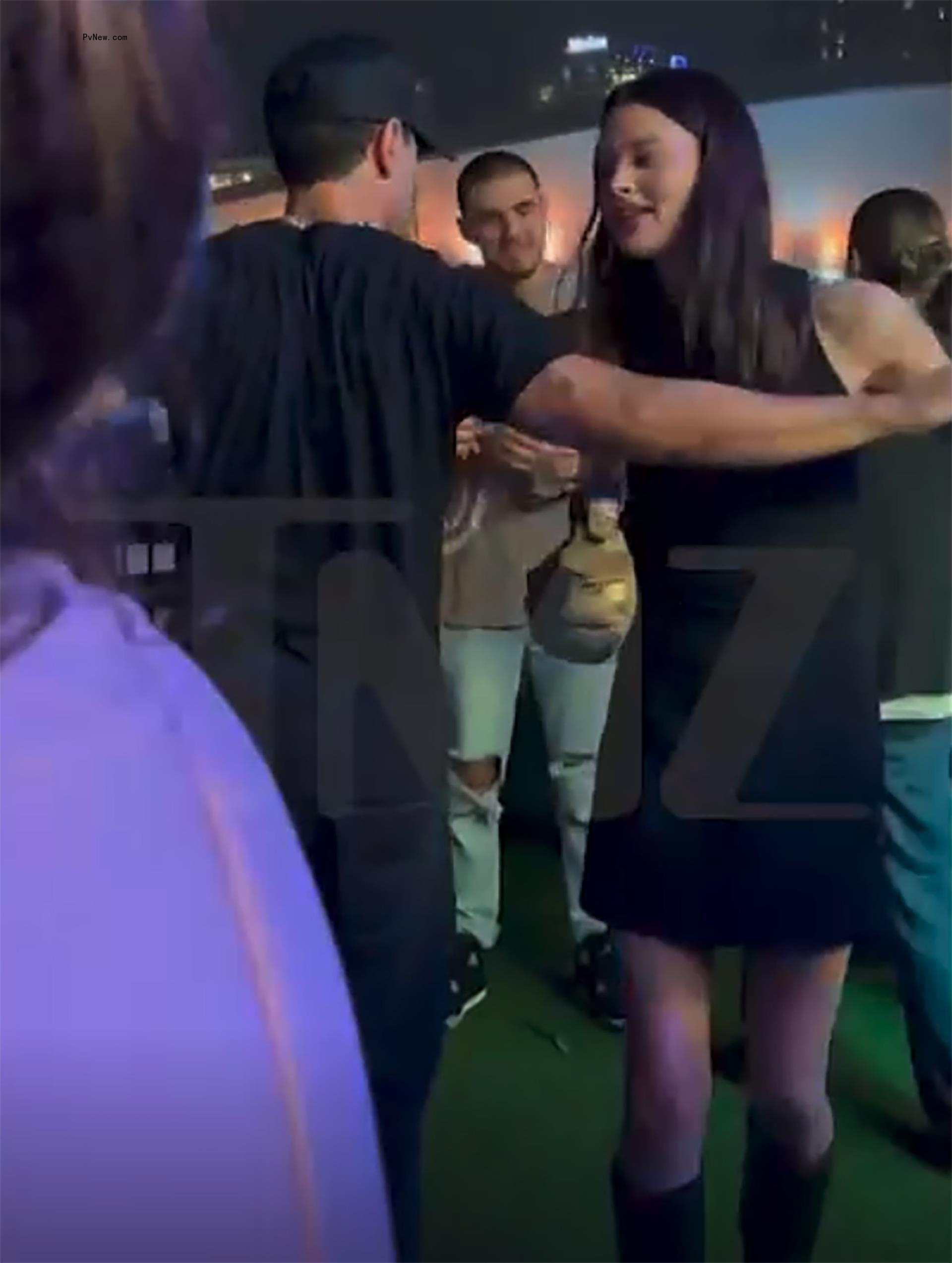 Tom Sandoval dancing with a woman