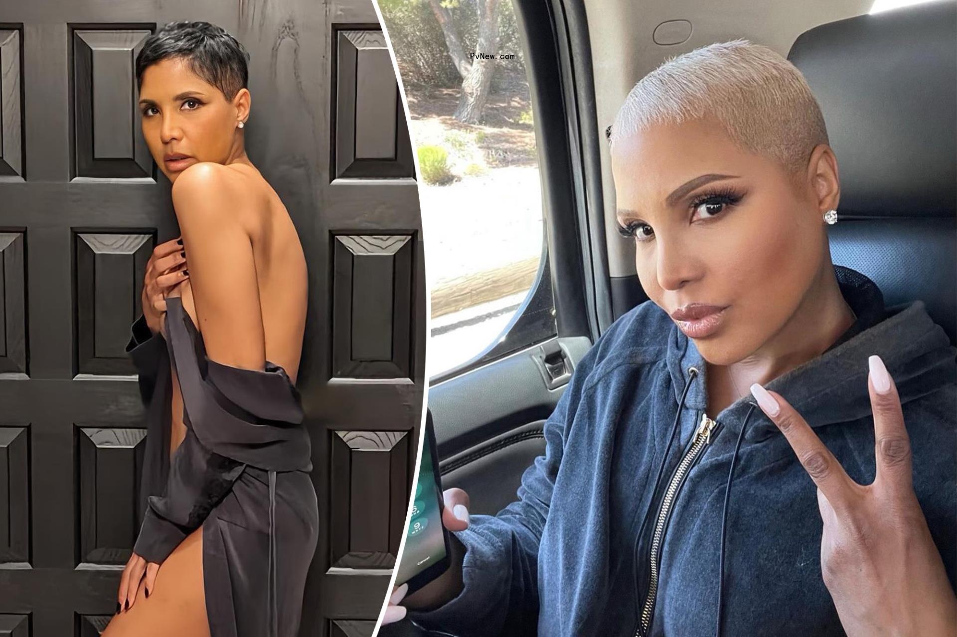 Toni Braxton poses nearly nude for 56th birthday