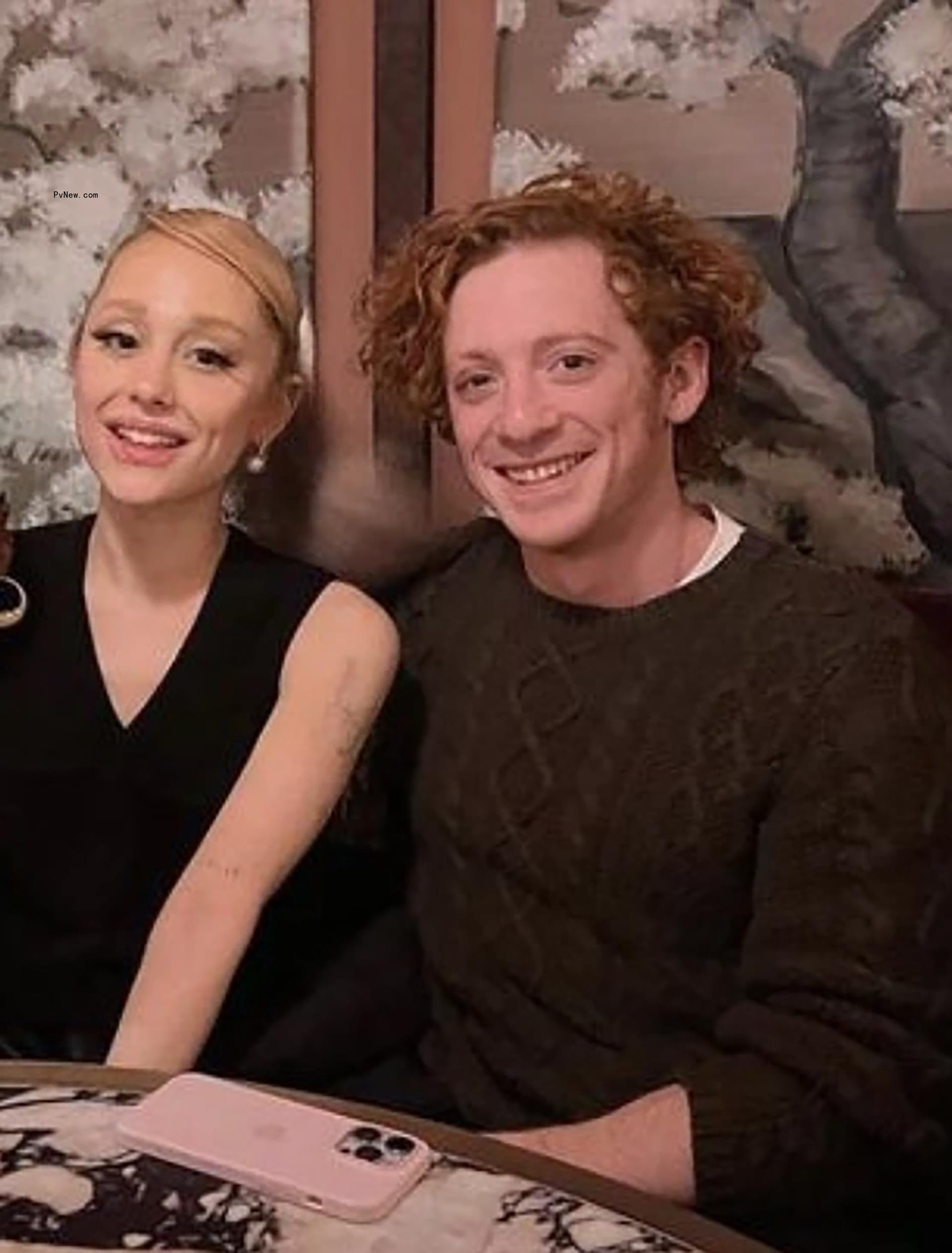 Ariana Grande and Ethan Slater.