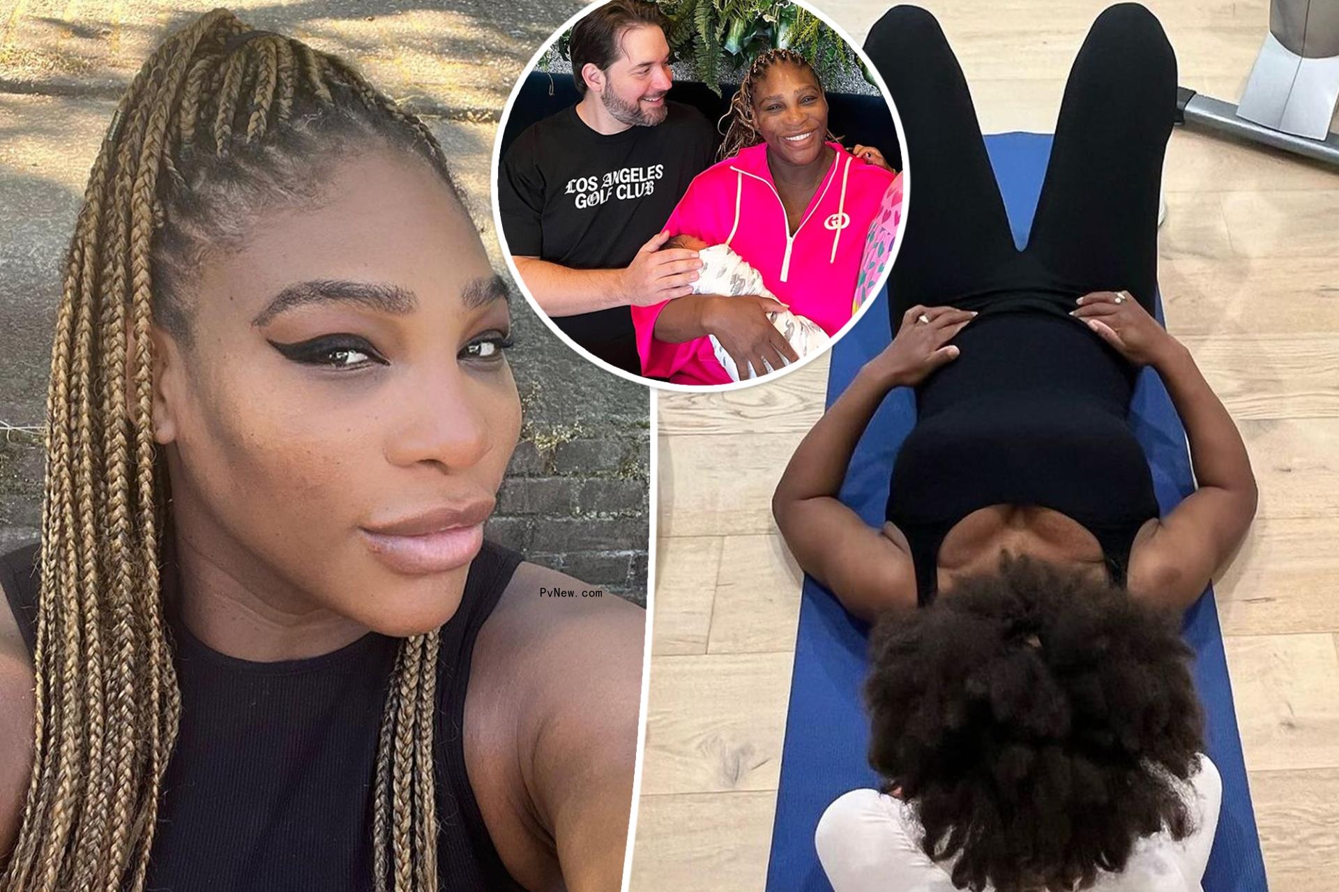 Serena Williams shares post-baby workout pic as she attempts to get her ‘ab muscles’ back