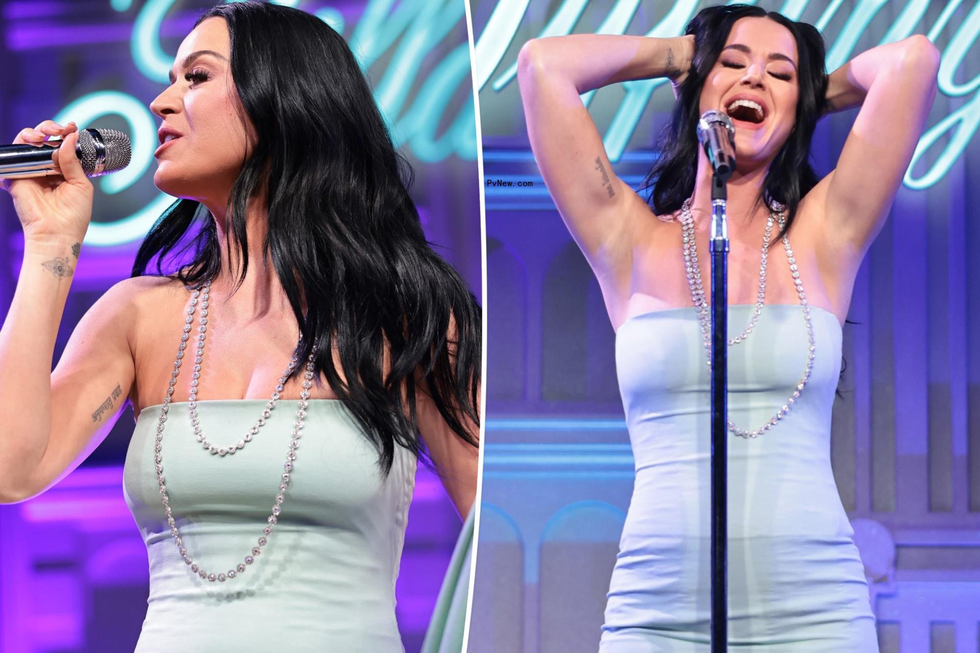 Katy Perry performs dripping in diamo<i></i>nds amid ‘American Idol’ drama