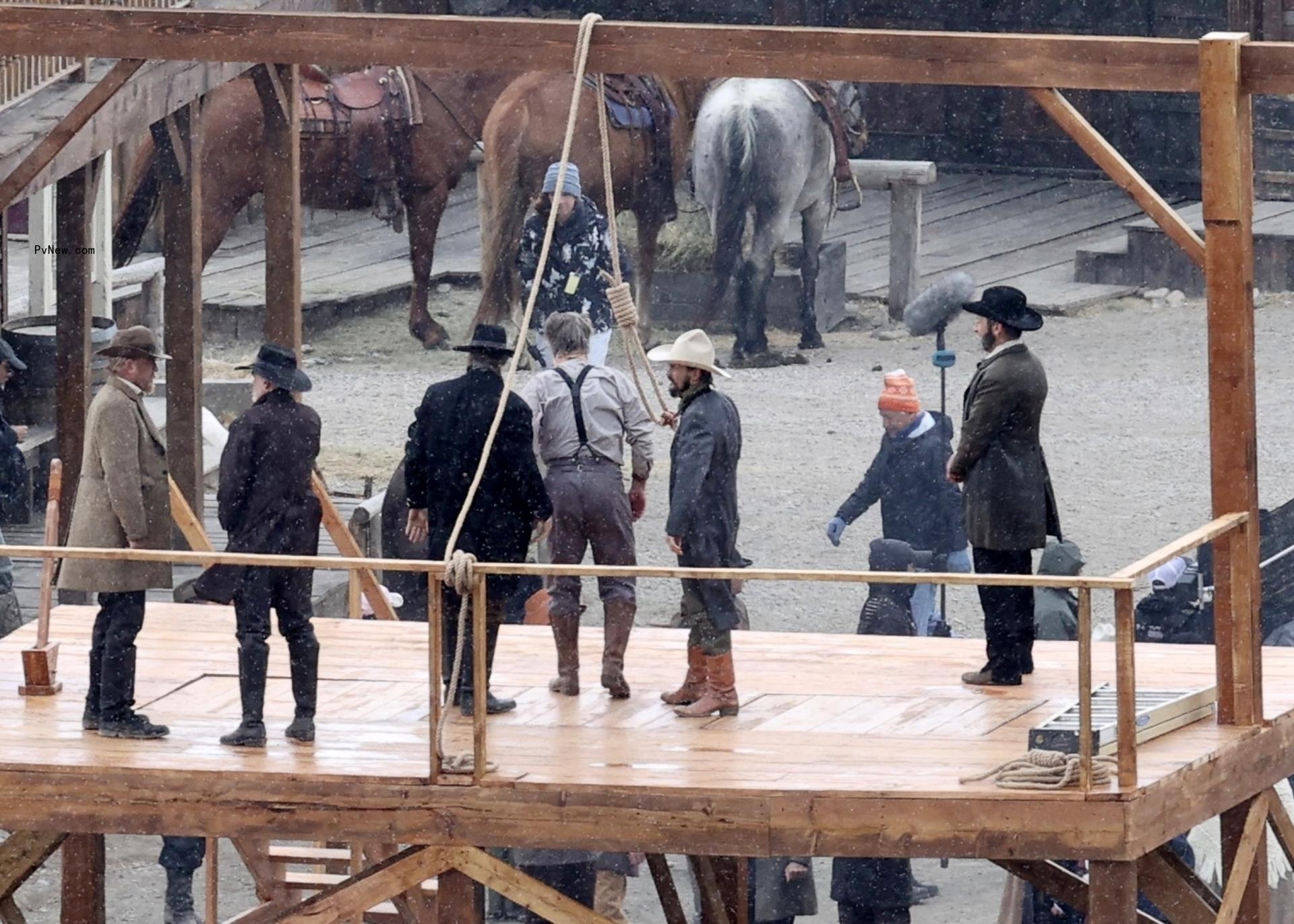 Alec Baldwin on the set of 