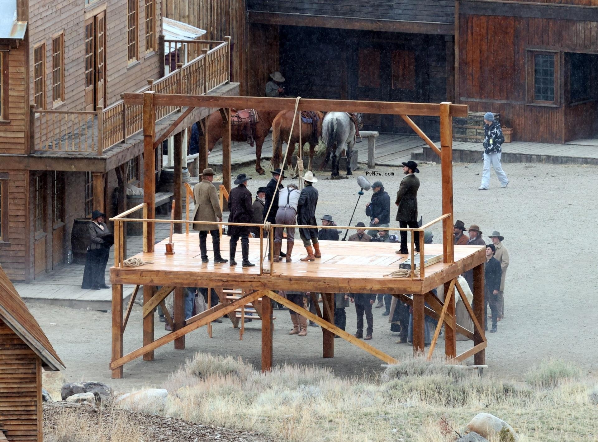 Alec Baldwin on the set of 