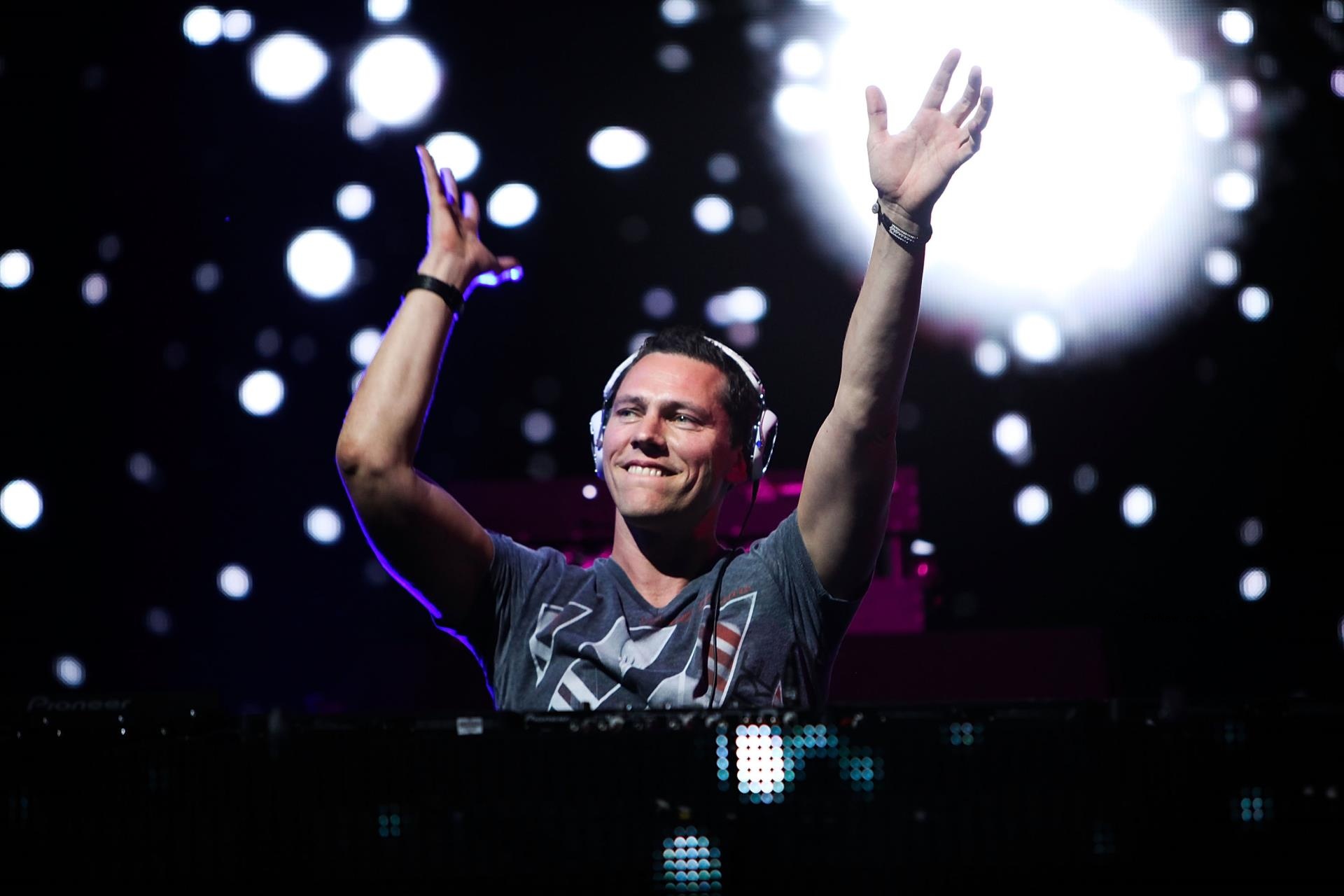 Tiesto performs on Day Two of the 2010 Coachella Music Festival