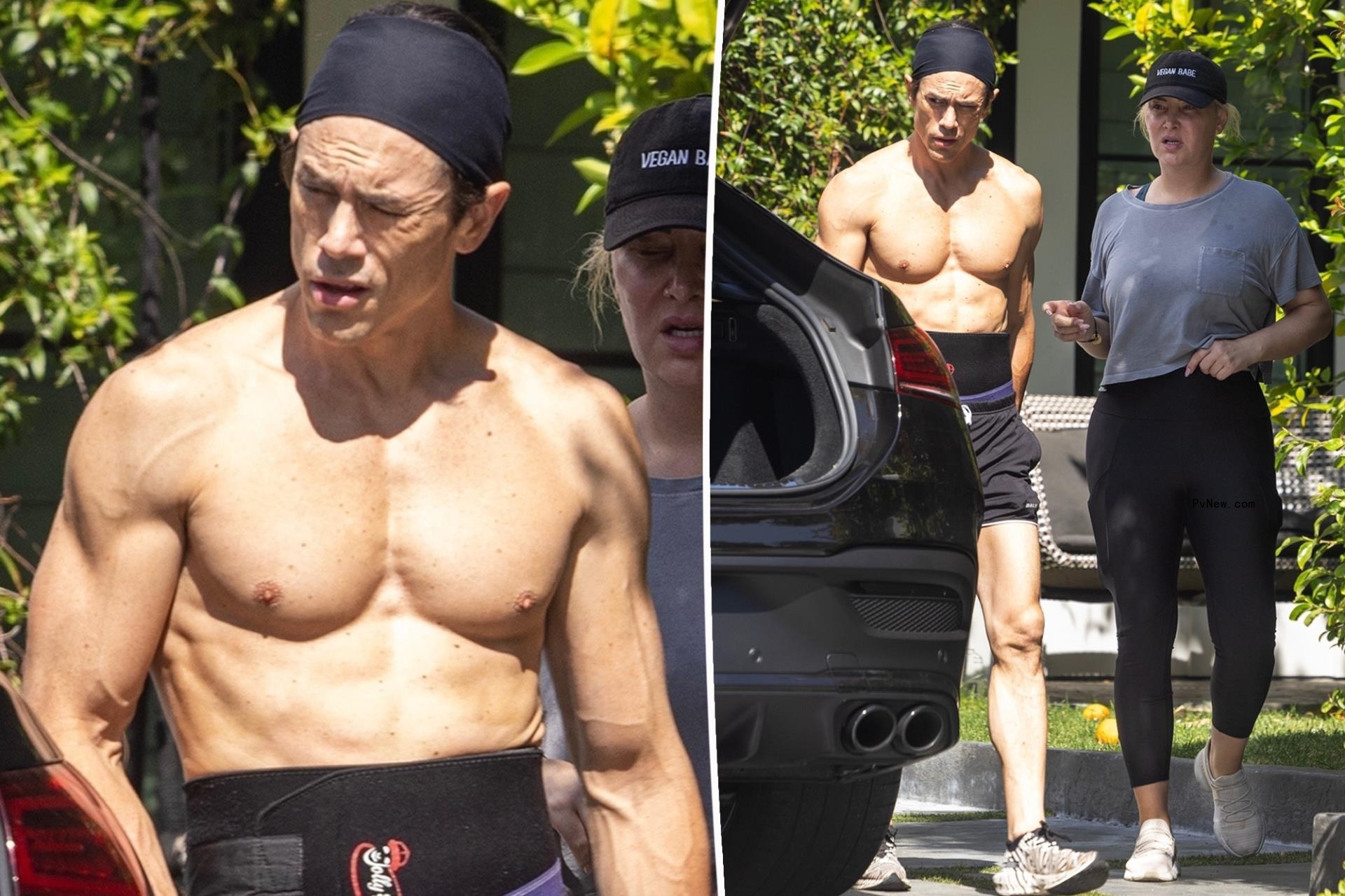Shirtless Tom Sandoval spotted with Billie Lee again after returning to LA