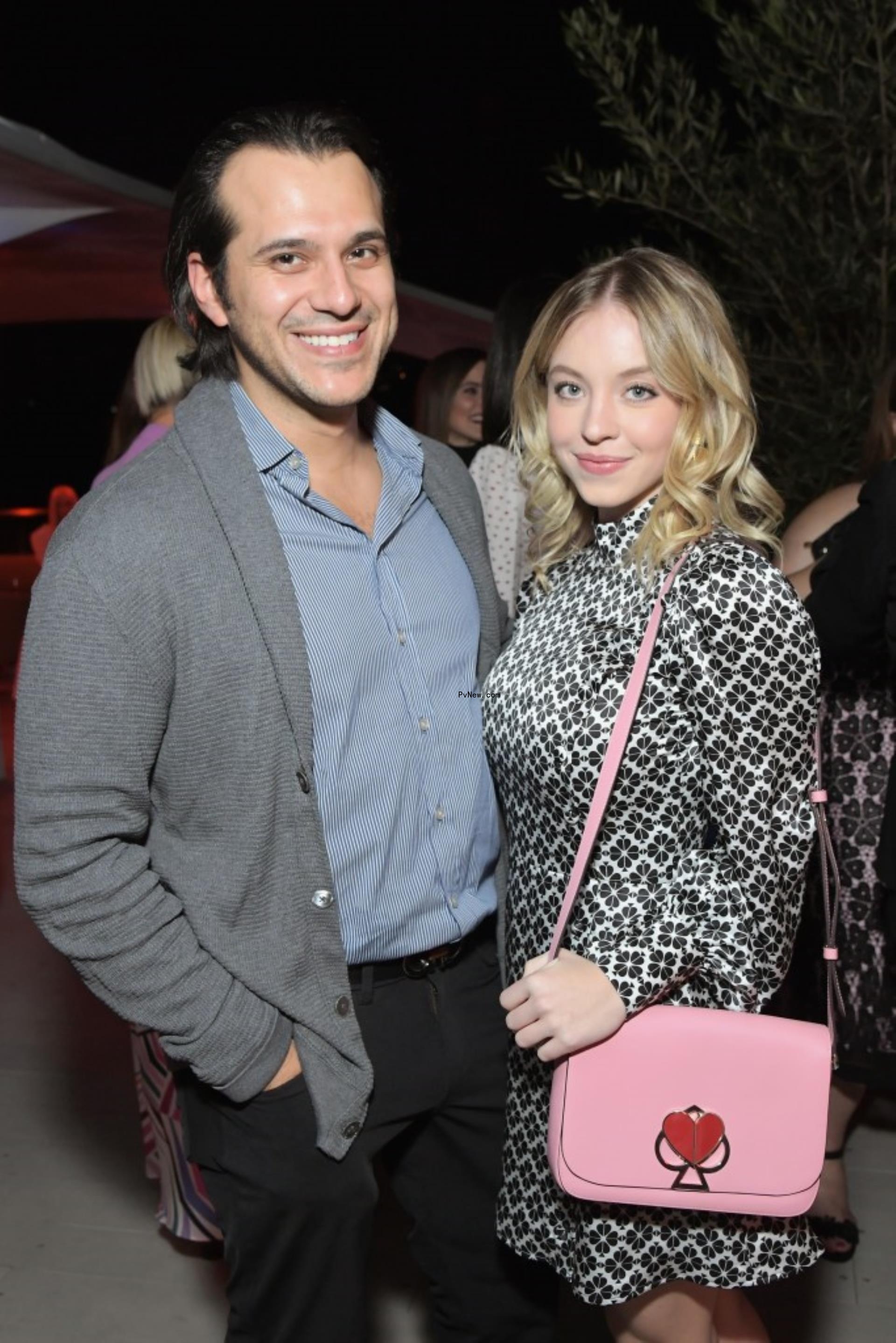 Jo<i></i>nathan Davino and Sydney Sweeney in LA.
