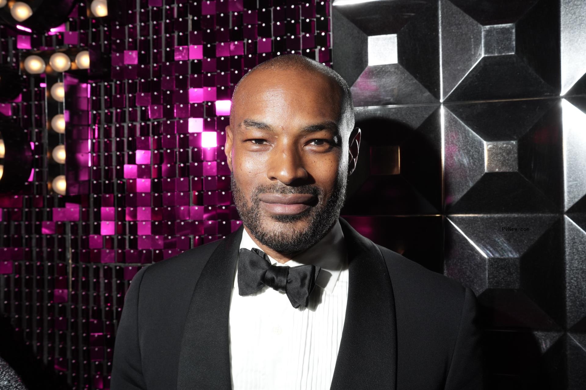 Tyson Beckford face shot at City Harvest Gala.