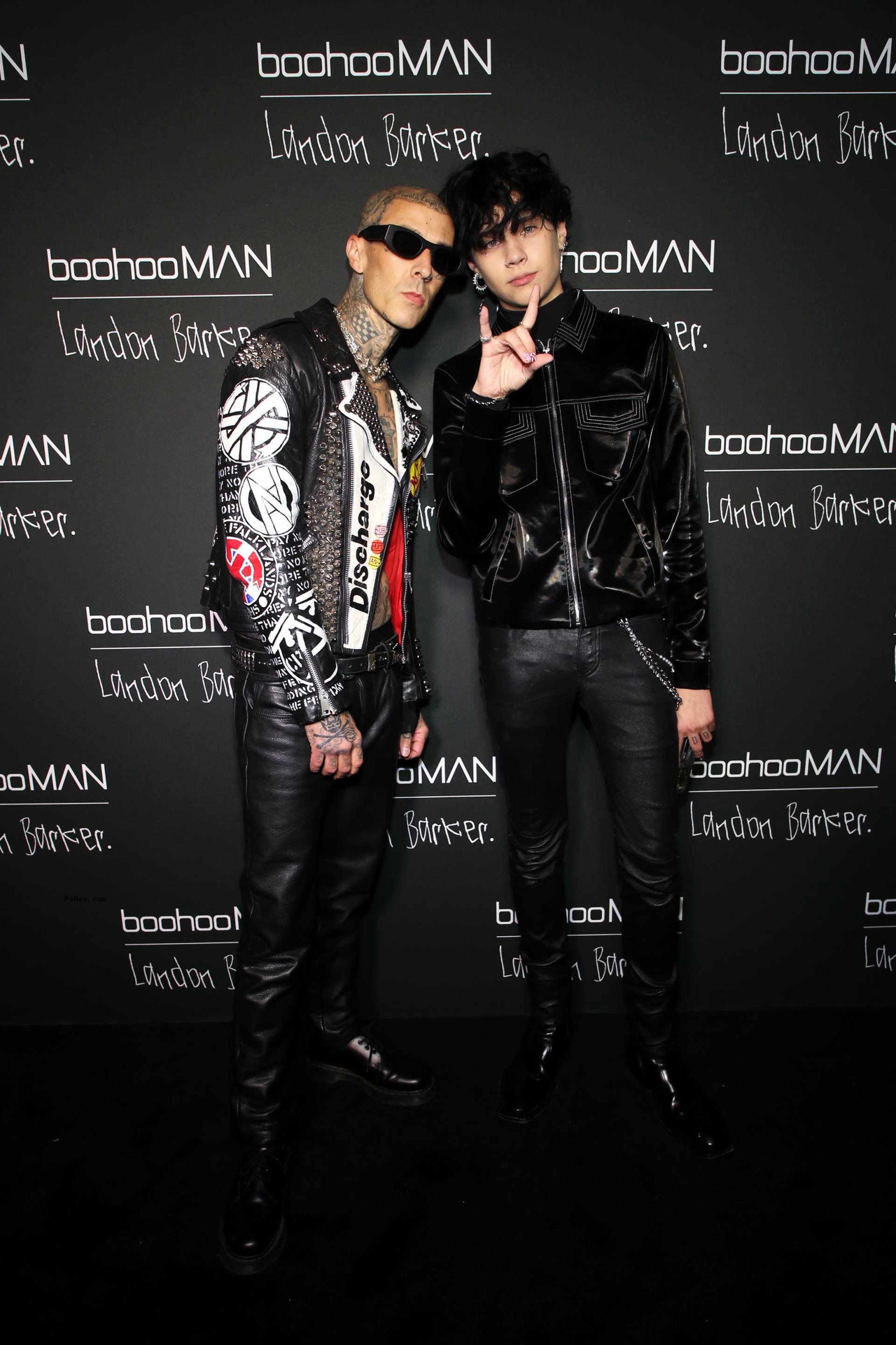 A photo of Landon Barker and Travis Barker