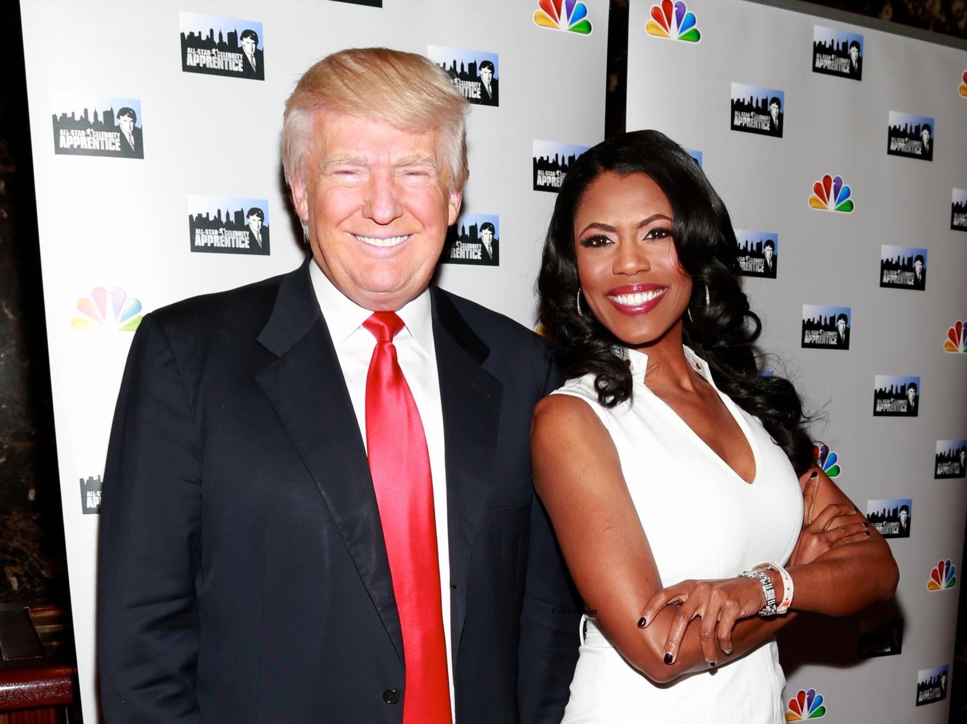 Do<i></i>nald Trump and Omarosa Manigault Newman