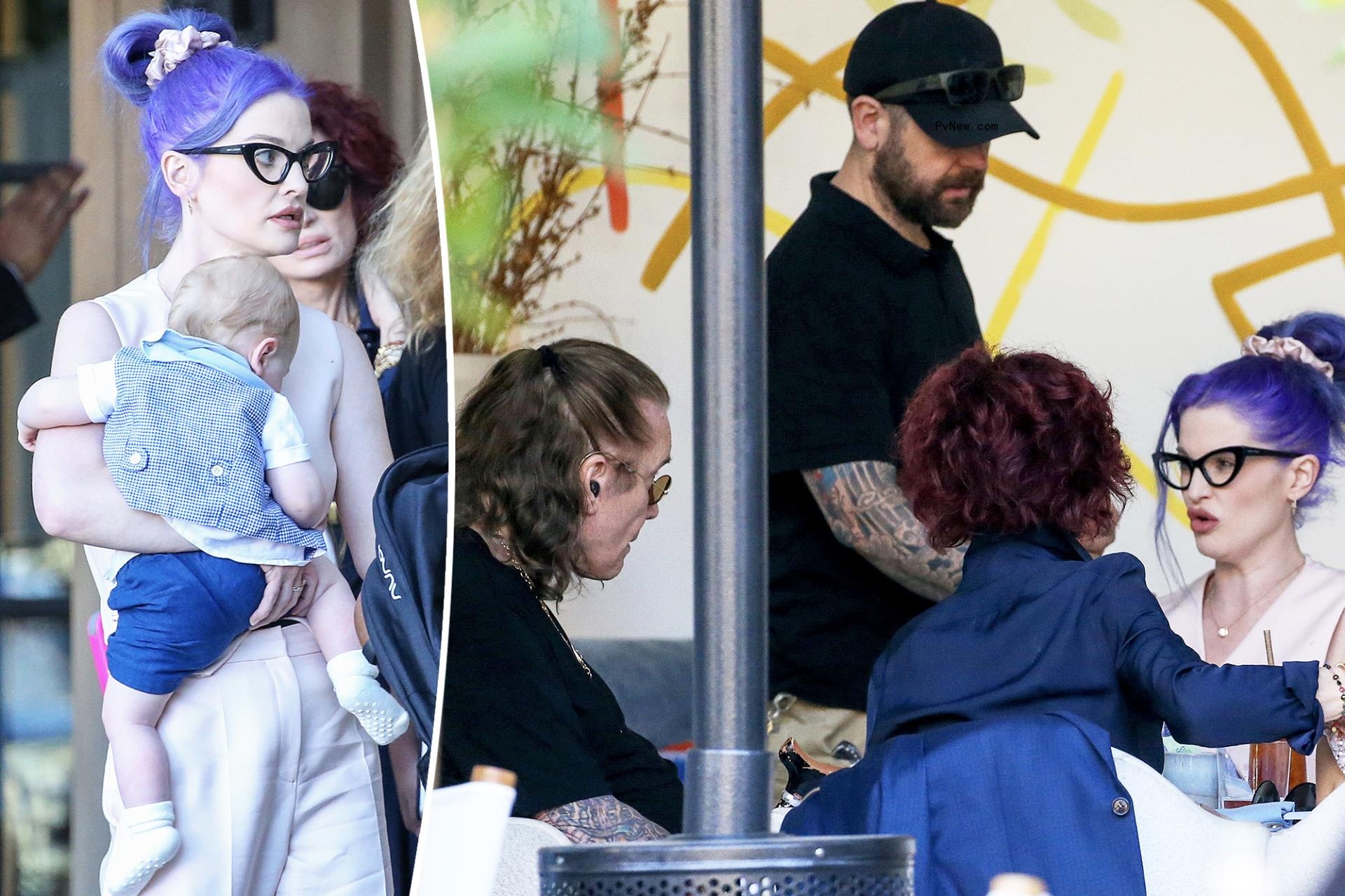 Osbourne family enjoys lunch outing in Beverly Hills