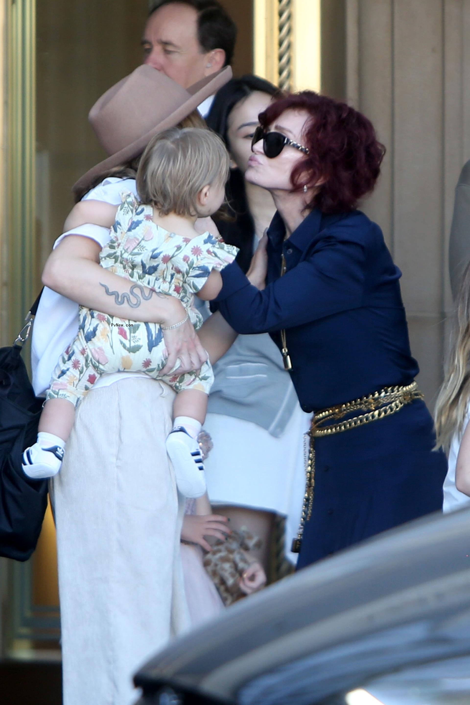 Aree Gearhart and Sharon Osbourne