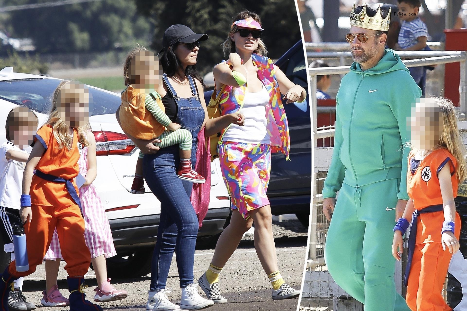 Jason Sudeikis and Olivia Wilde dress up in costumes for daughter Daisy’s birthday party