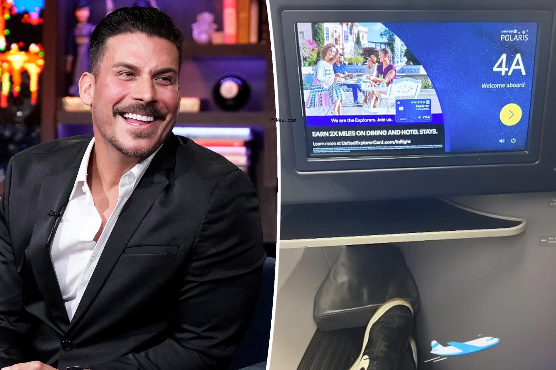 Jax Taylor trolls airline after faulty first-class seat causes plane to turn around