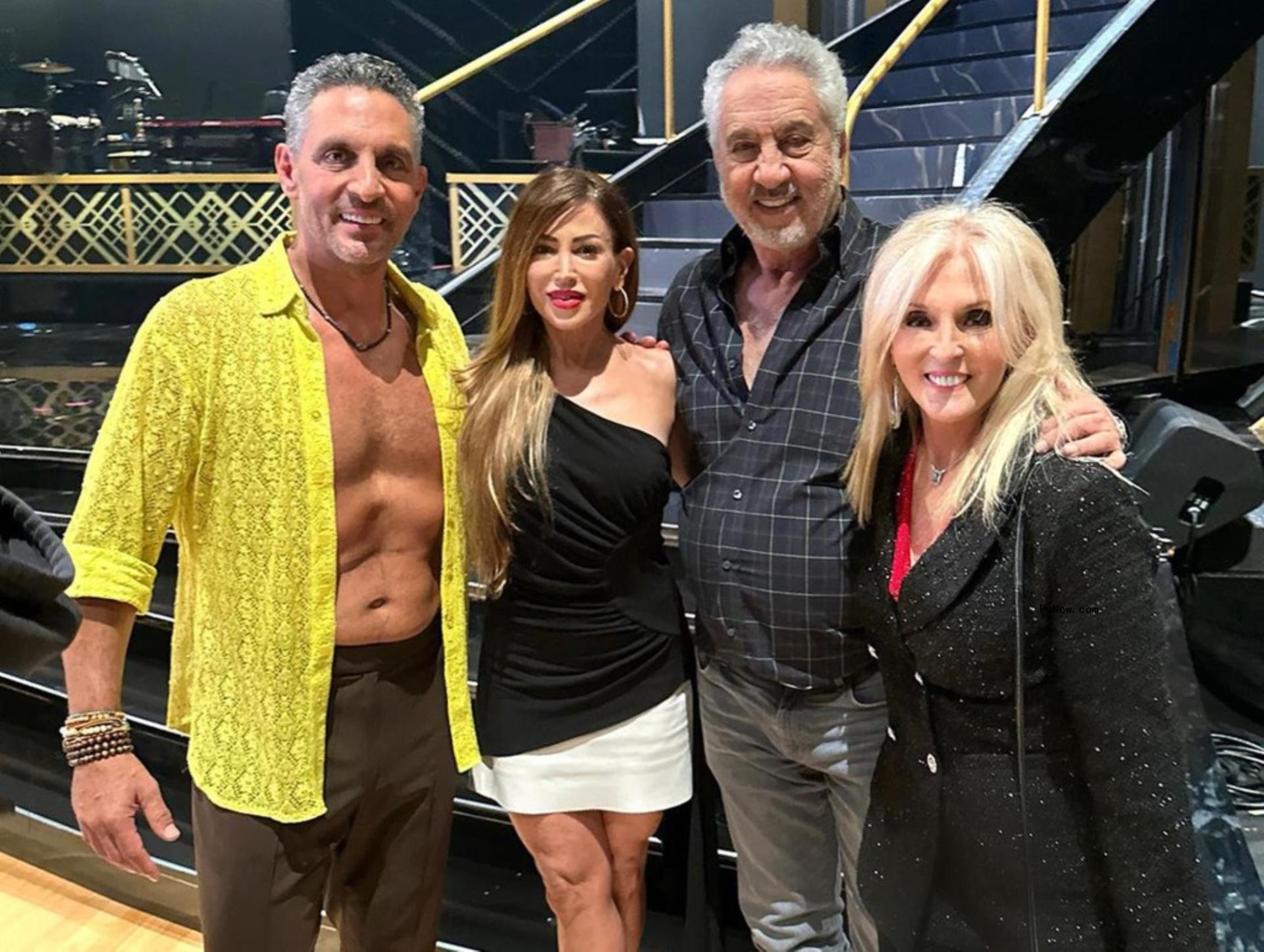 Mauricio Umansky, Leslie Bega, Eduardo Umansky and Dr. Estella Sneider