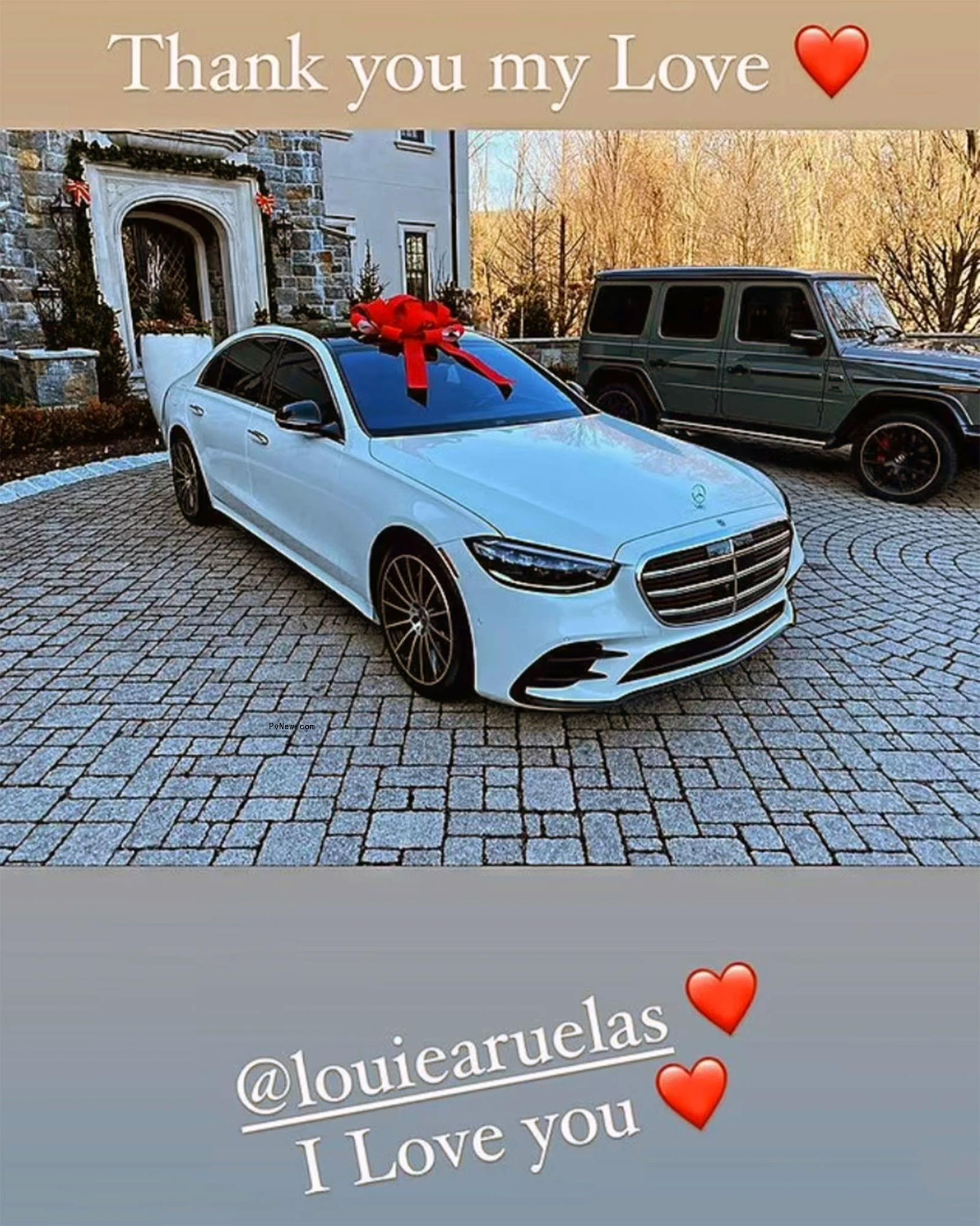 Teresa Giudice's white car