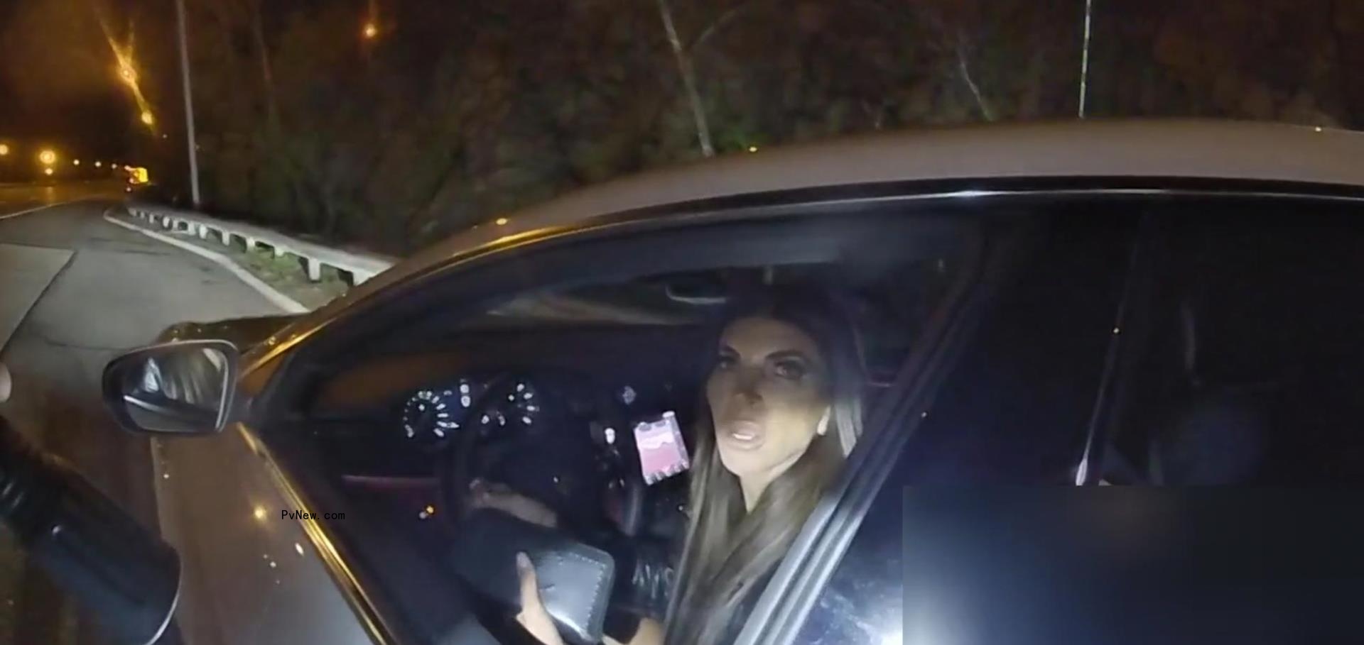 teresa giudice getting pulled over