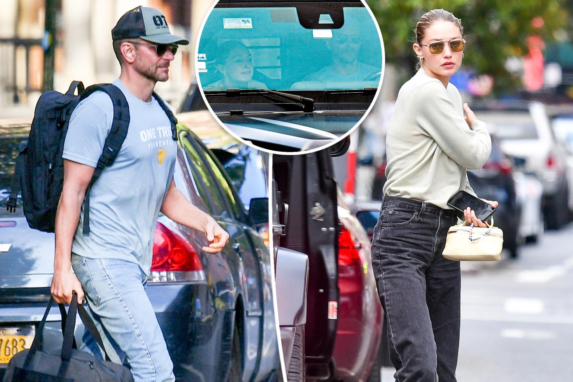 Gigi Hadid and Bradley Cooper arrive back in NYC together after apparent weekend getaway