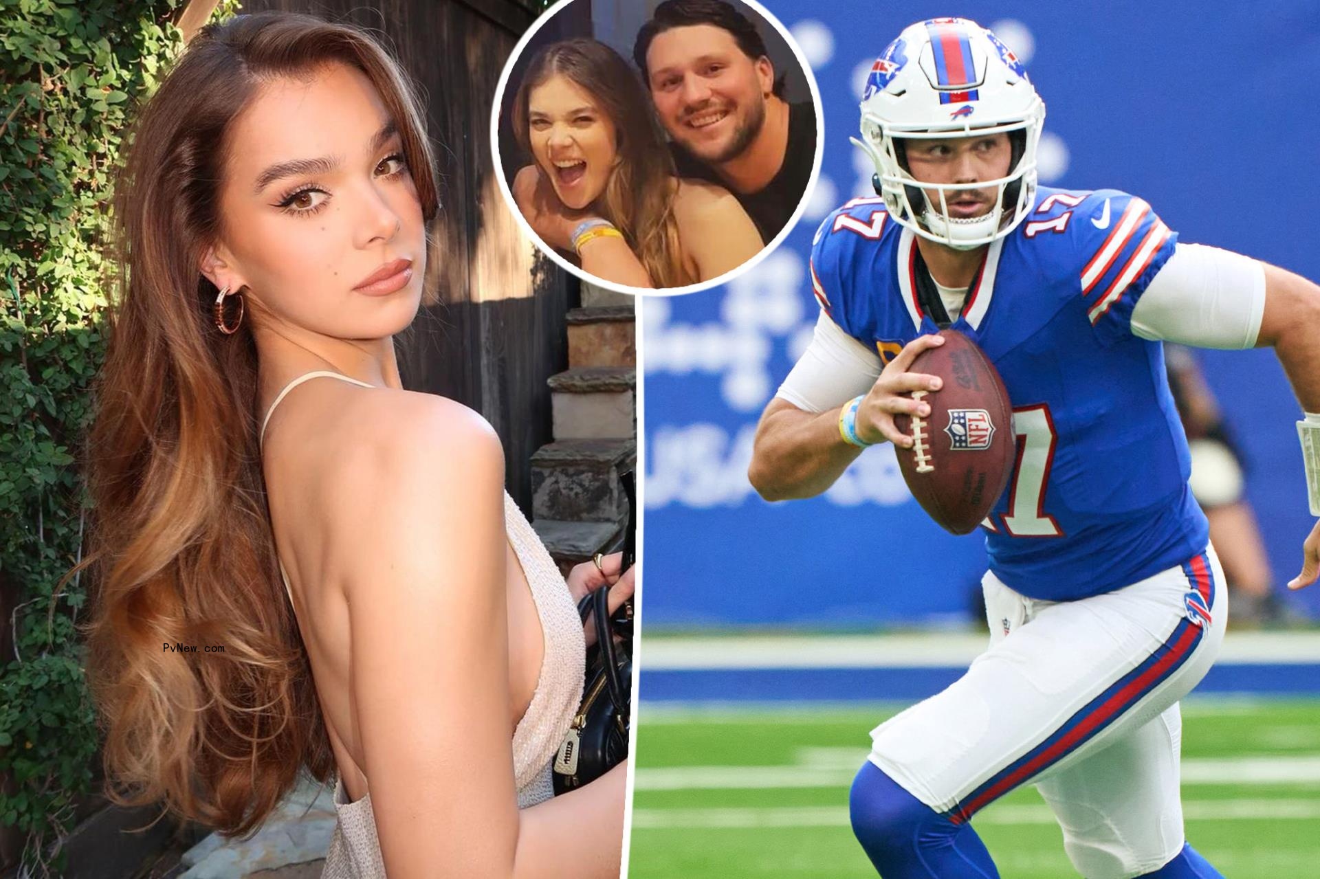 Hailee Steinfeld cheers on boyfriend Josh Allen at Buffalo Bills game