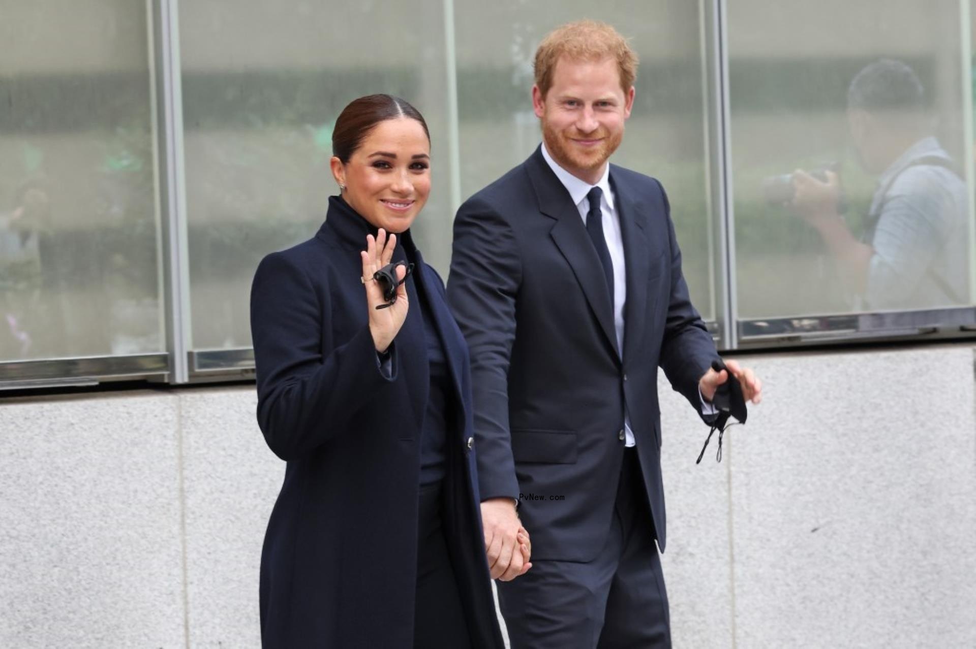 Meghan Markle and Prince Harry in New York. 