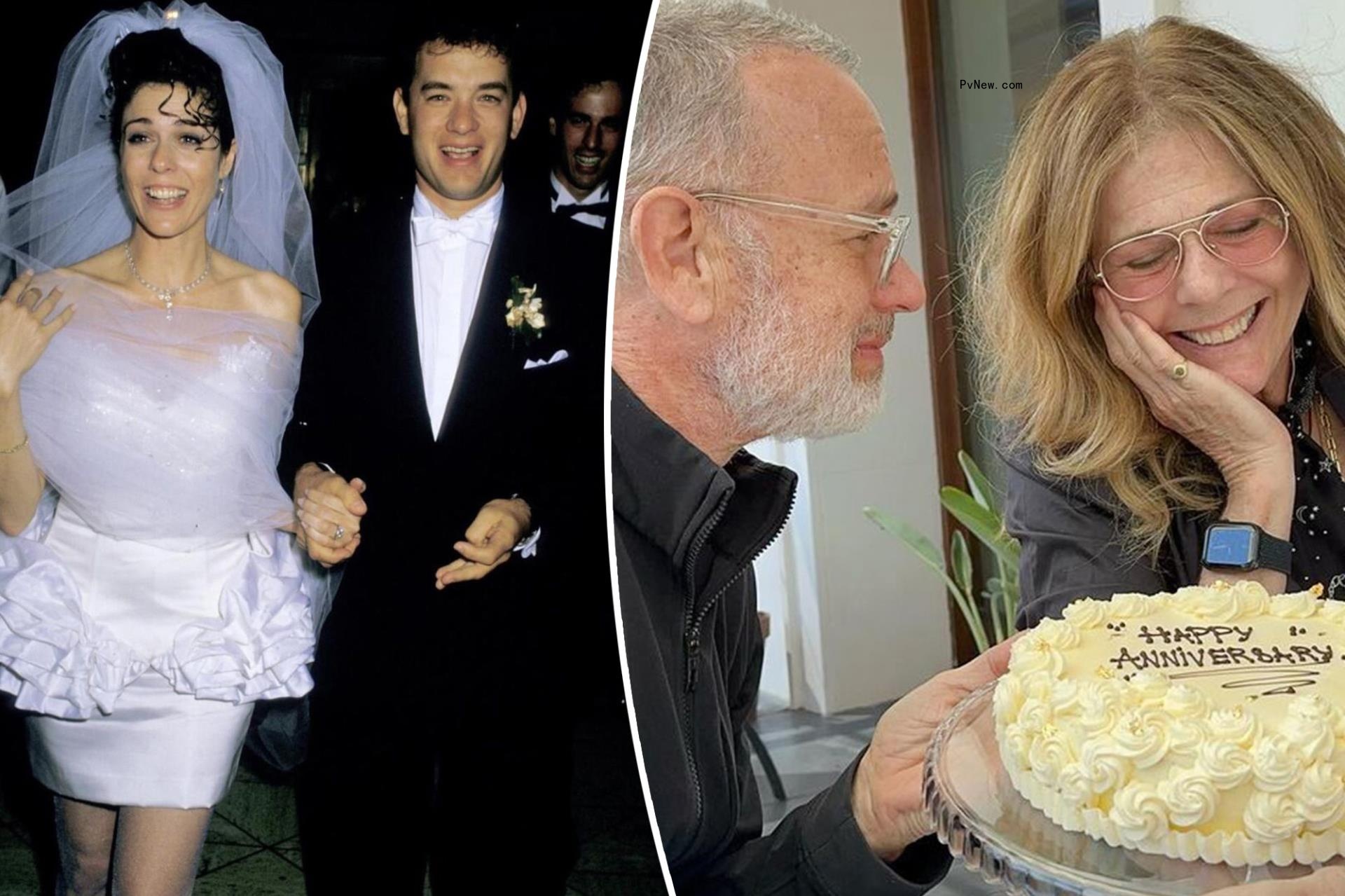 Tom Hanks and Rita Wilson celebrate 35th wedding anniversary with sweet snap