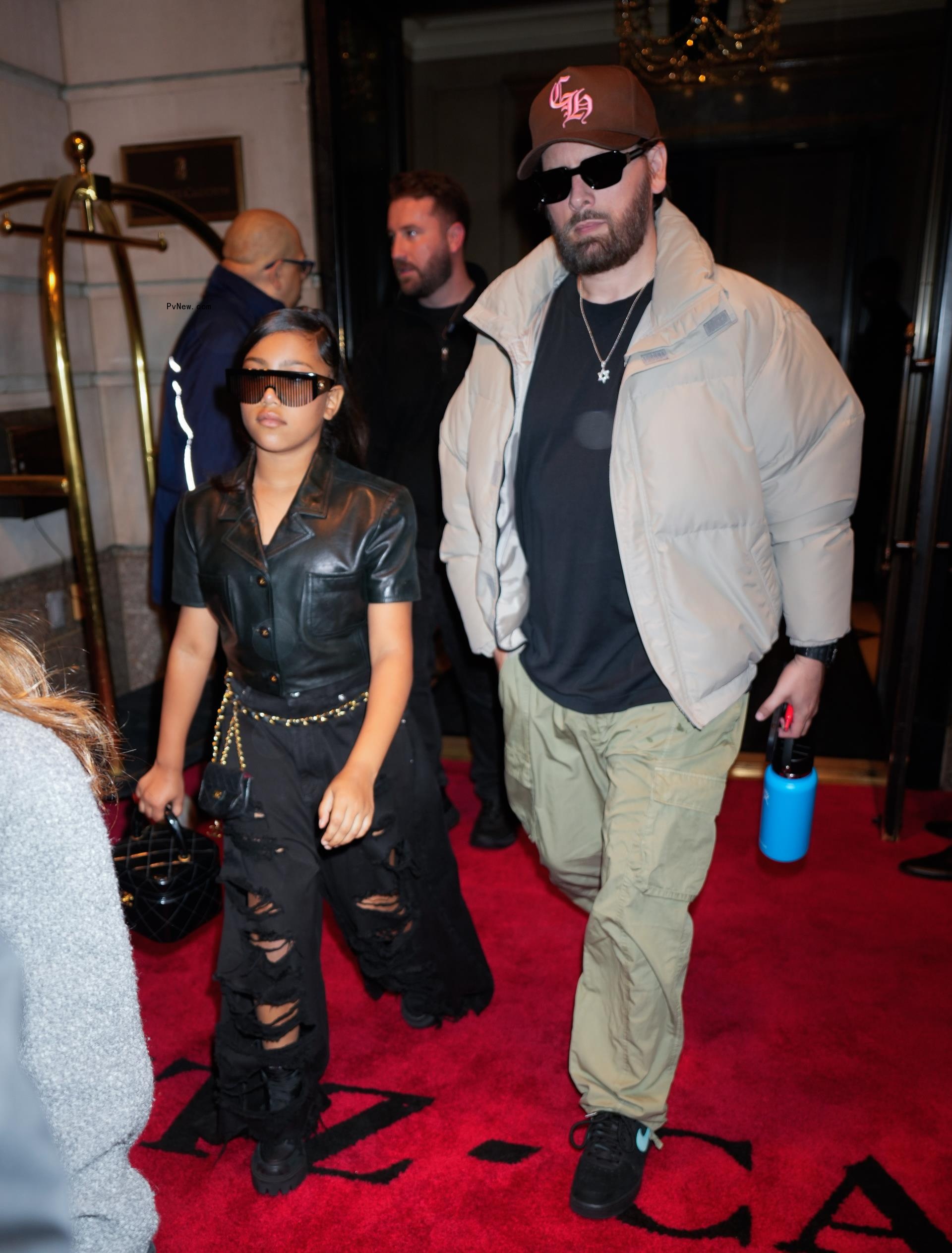  North West and Scott Disick in NYC Sunday