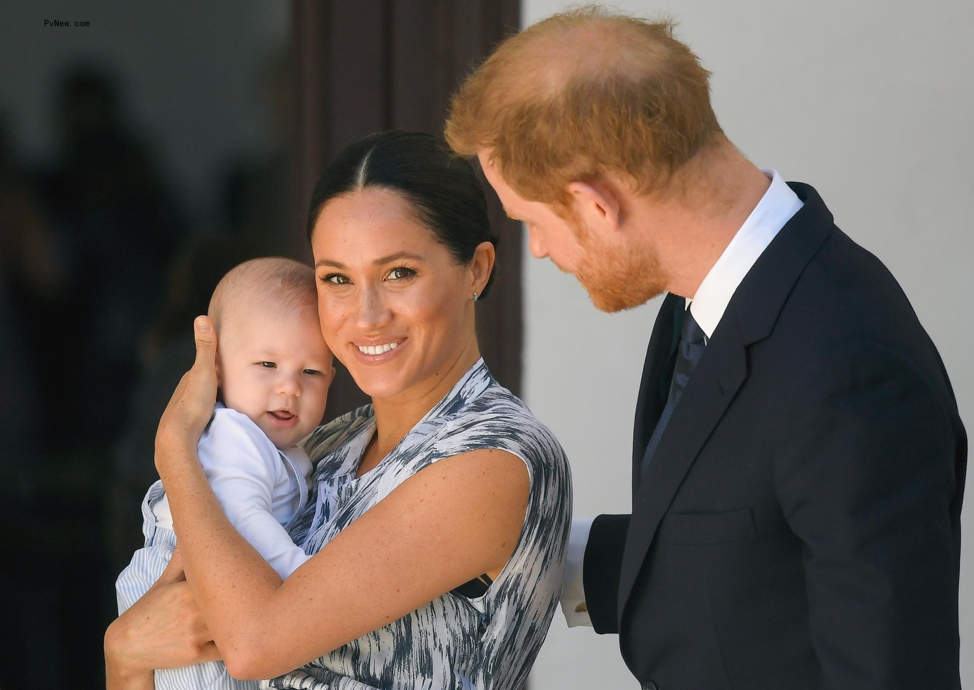 Meghan Markle with son Arcgue