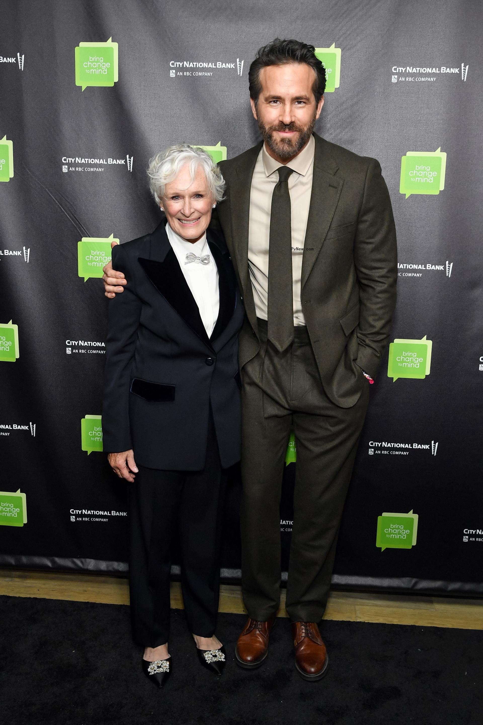 Ryan Reynolds and Glenn Close.