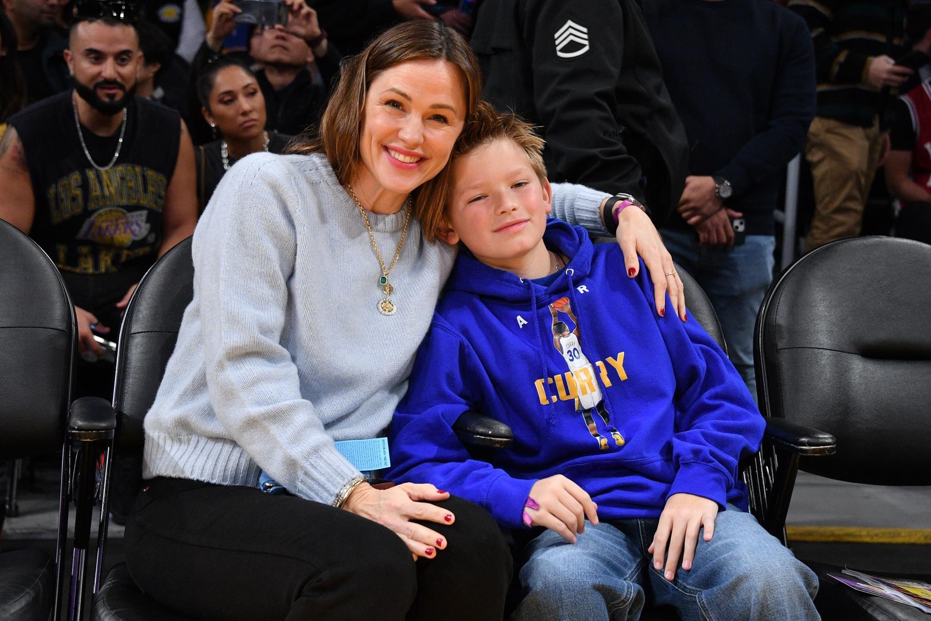 Jennifer Garner and son