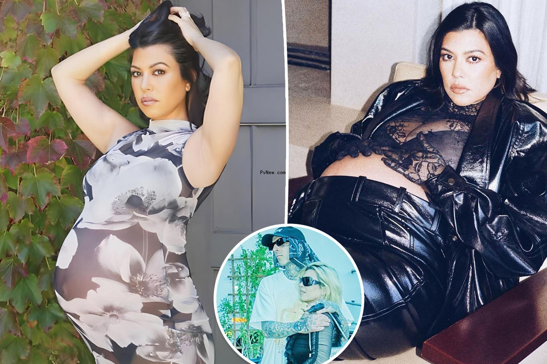 Kourtney Kardashian hints at due date with baby bump photo taken mo<i></i>nths before pregnancy reveal