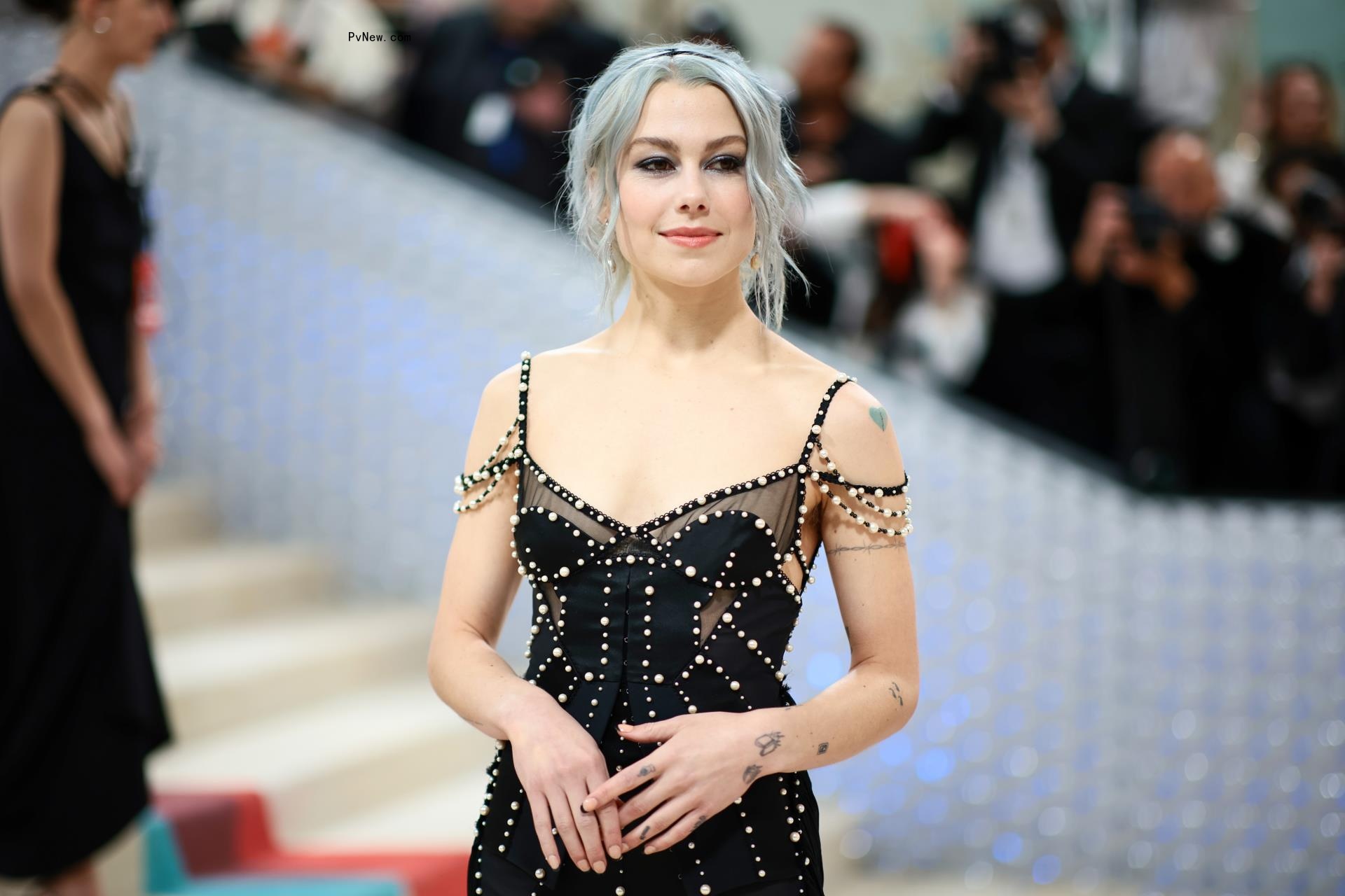 Phoebe Bridgers walking the Met Gala 2023 red carpet