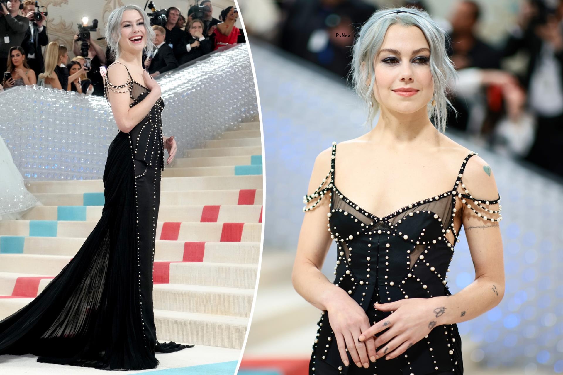 Phoebe Bridgers goes glam-goth in Tory Burch at Met Gala 2023
