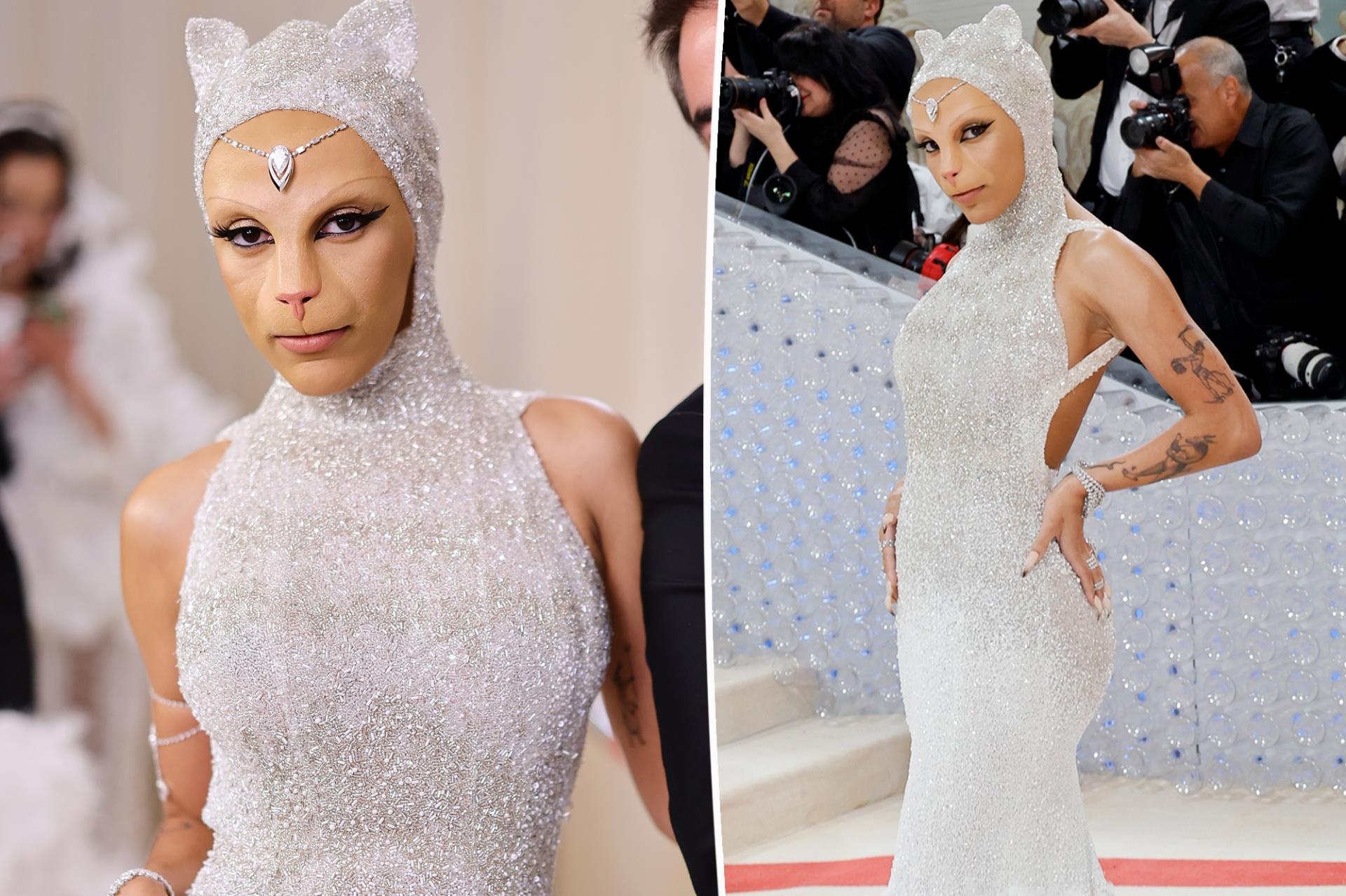 Doja Cat channels Choupette, goes fully feline for Met Gala red carpet debut