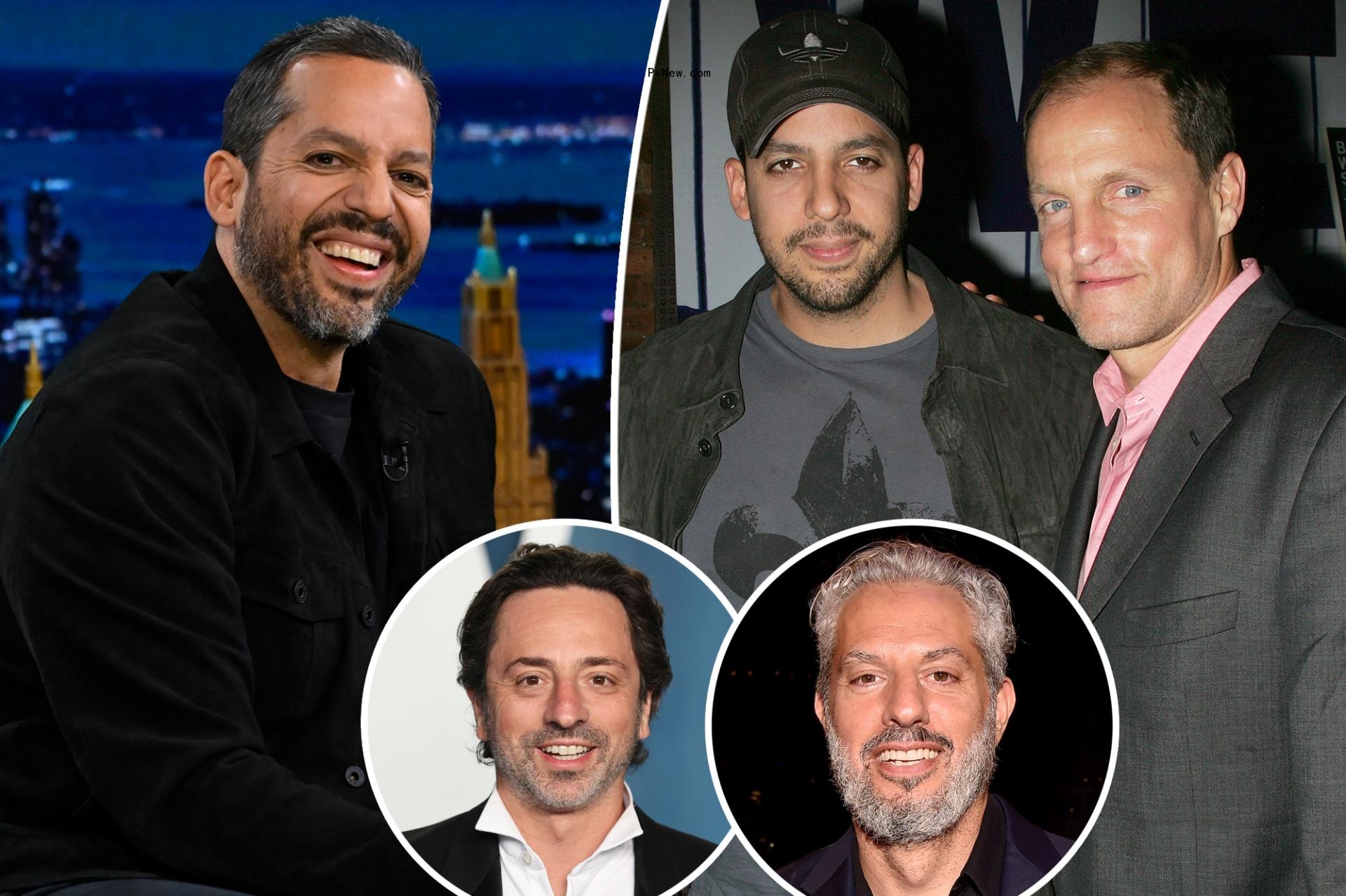 David Blaine celebrates 50th birthday with Sergey Brin, Woody Harrelson